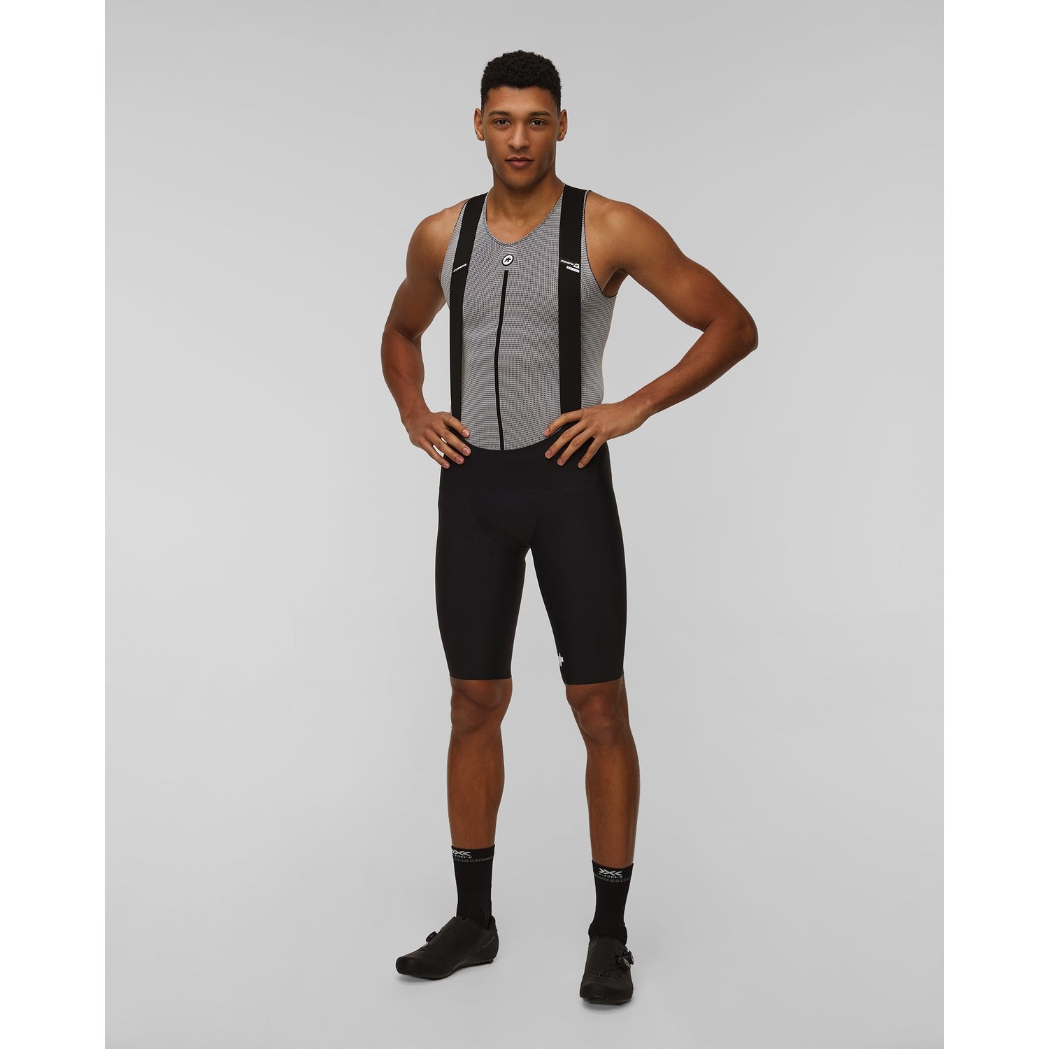 Spodenki Rowerowe Męskie Assos Equipe R Bib Shorts S11 Czarne