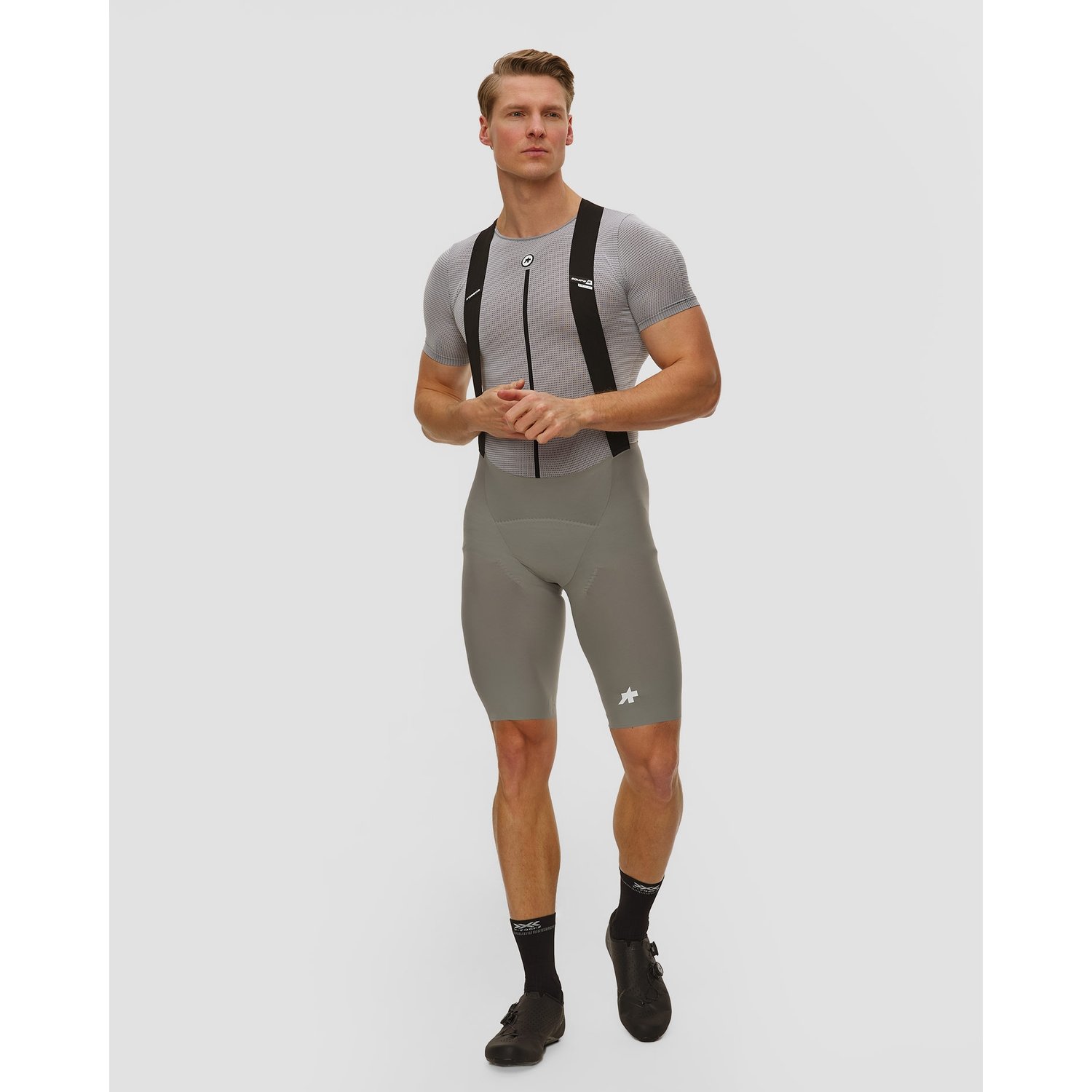 Spodenki Rowerowe Męskie Assos Equipe R Bib Shorts S11 Zielone