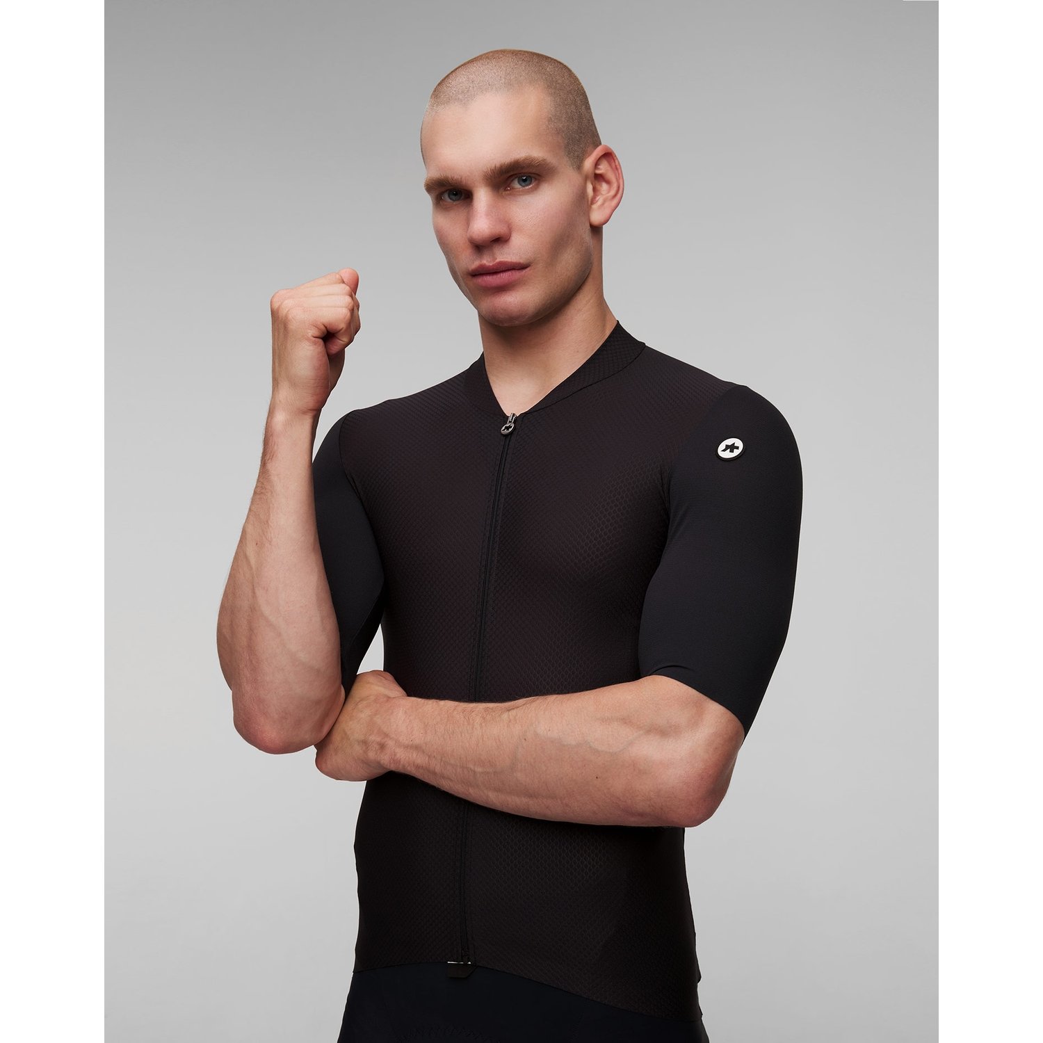 Czarna Koszulka Rowerowa Męska Assos Mille Gt Jersey S11