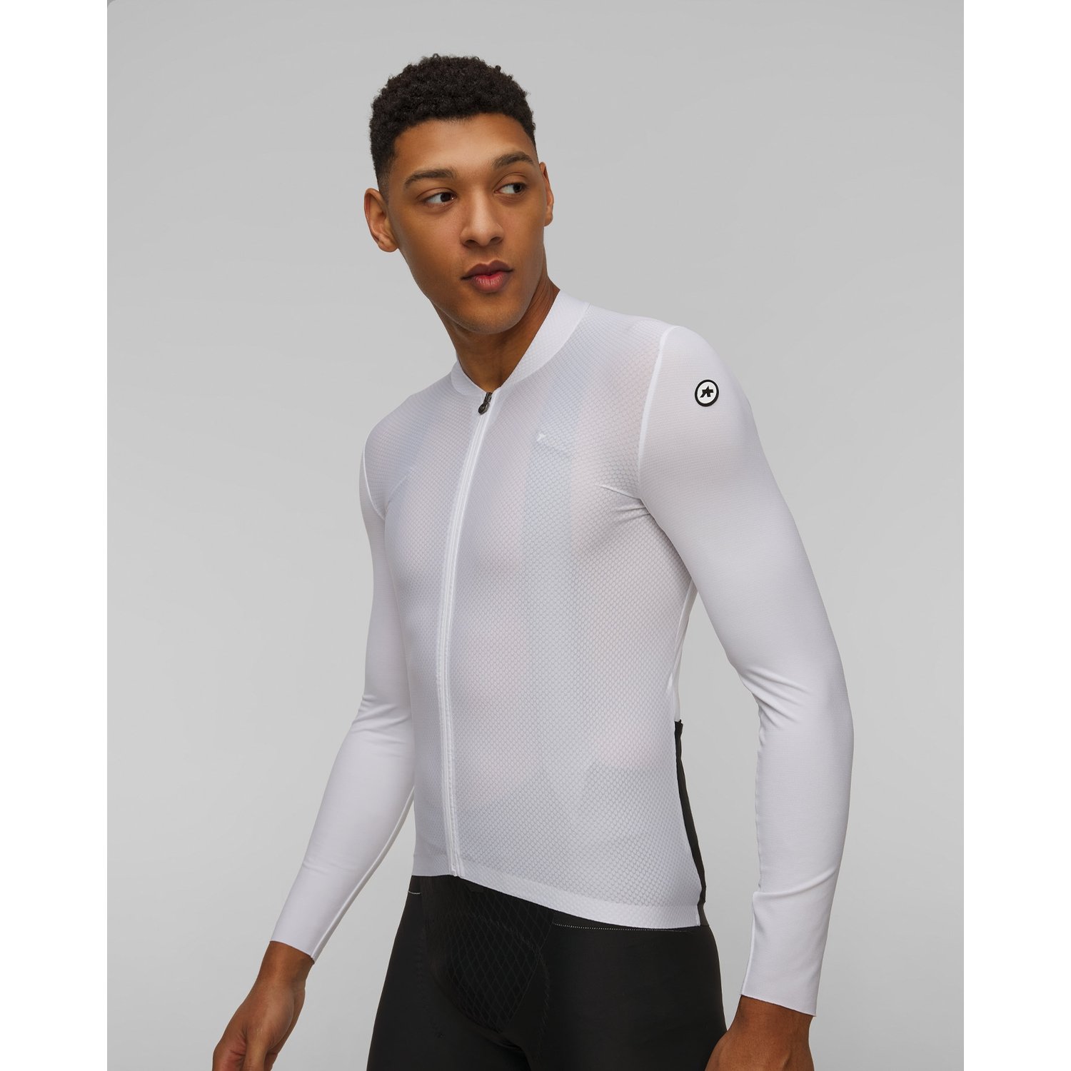 Longsleeve Rowerowy Męski Assos Mille Gt Ls Jersey S11 Biały