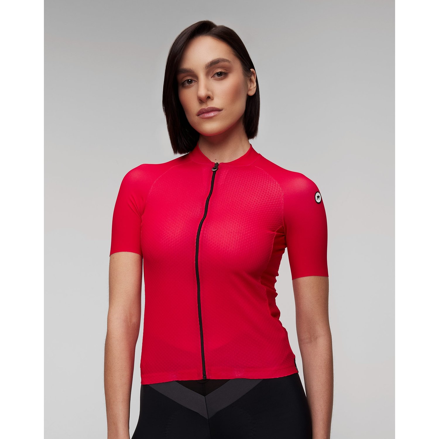 Czerwona Koszulka Rowerowa Damska Assos Uma Gt Jersey C2 Evo