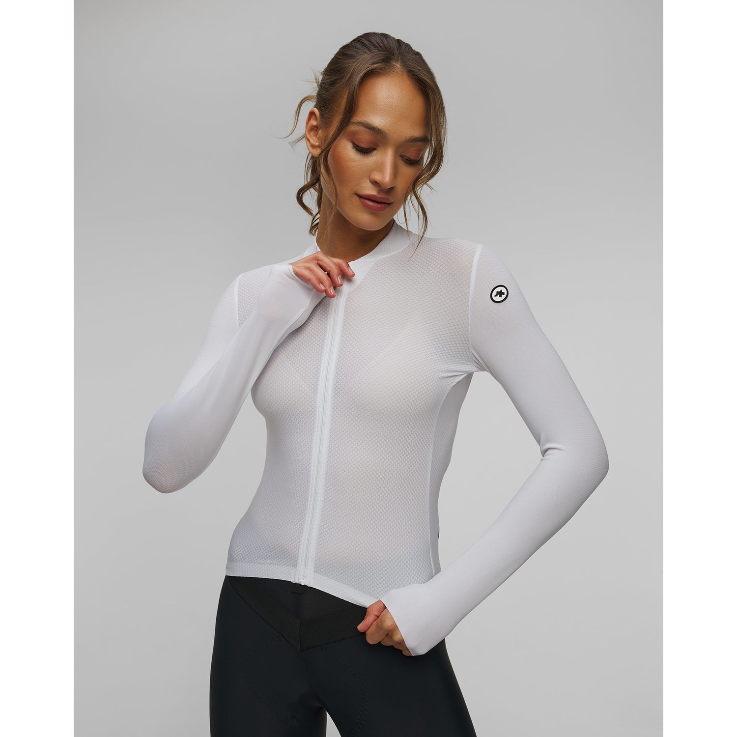 Koszulka Rowerowa Damska Assos Uma Gt Ls Jersey S11 Biała