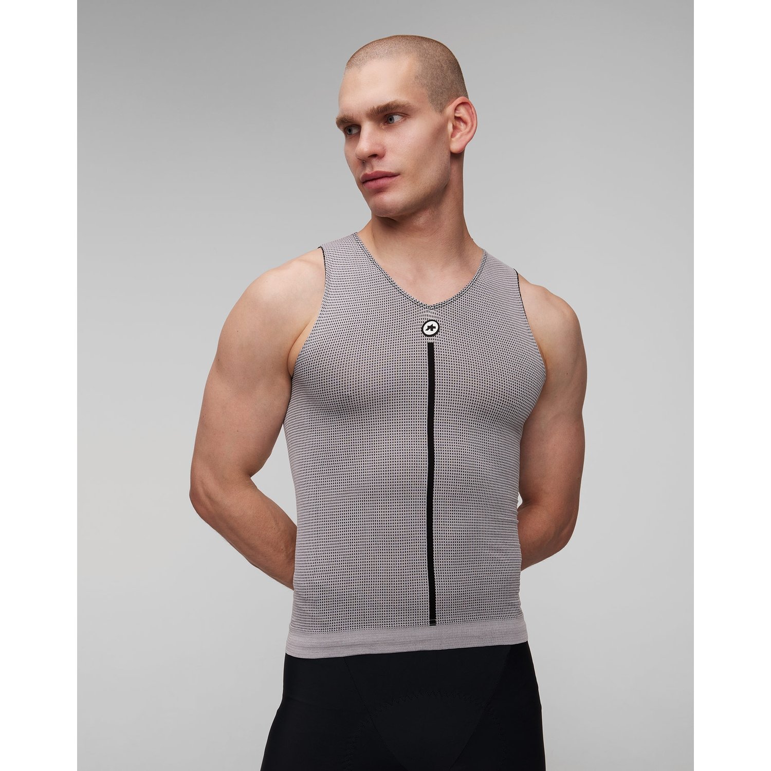Szara Potówka Rowerowa Męska Assos 1/3 Ns Skin Layer P1