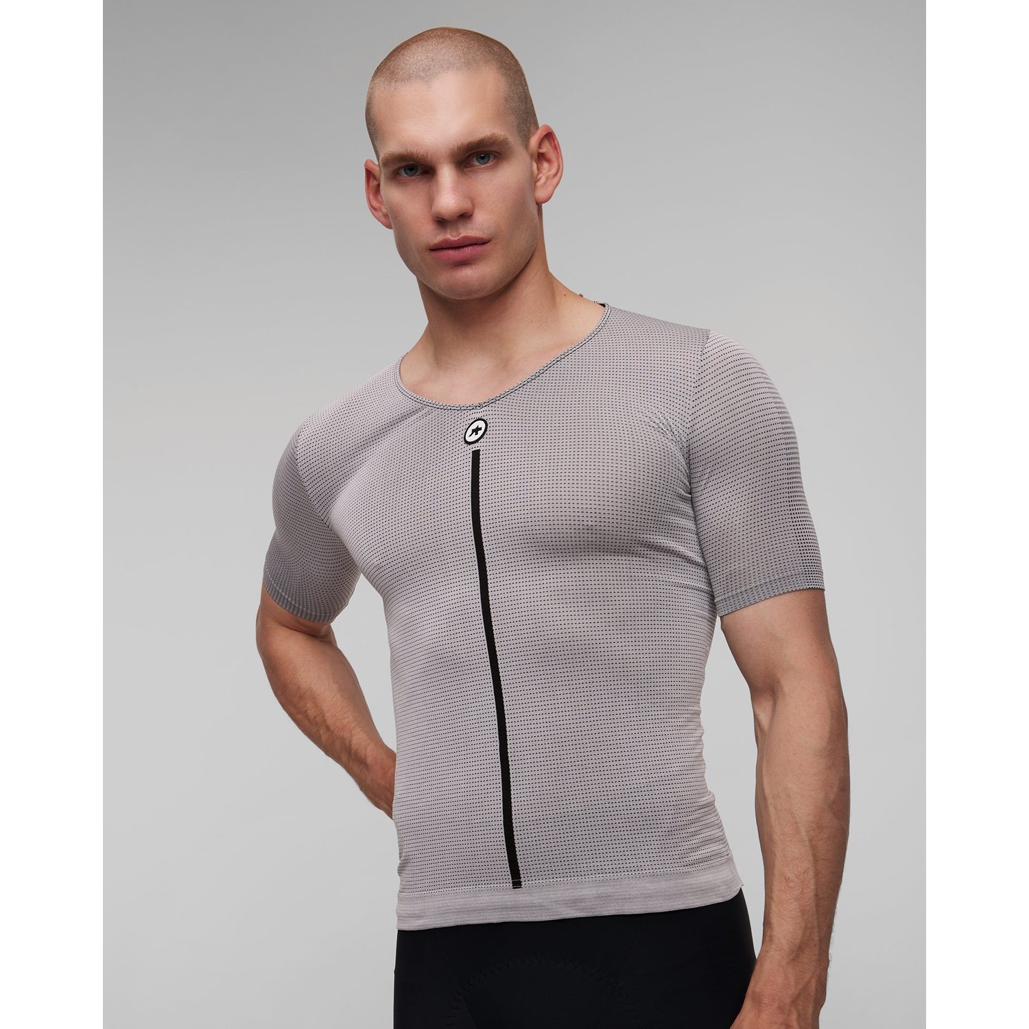 Szara Potówka Rowerowa Męska Assos 1/3 Ss Skin Layer P1