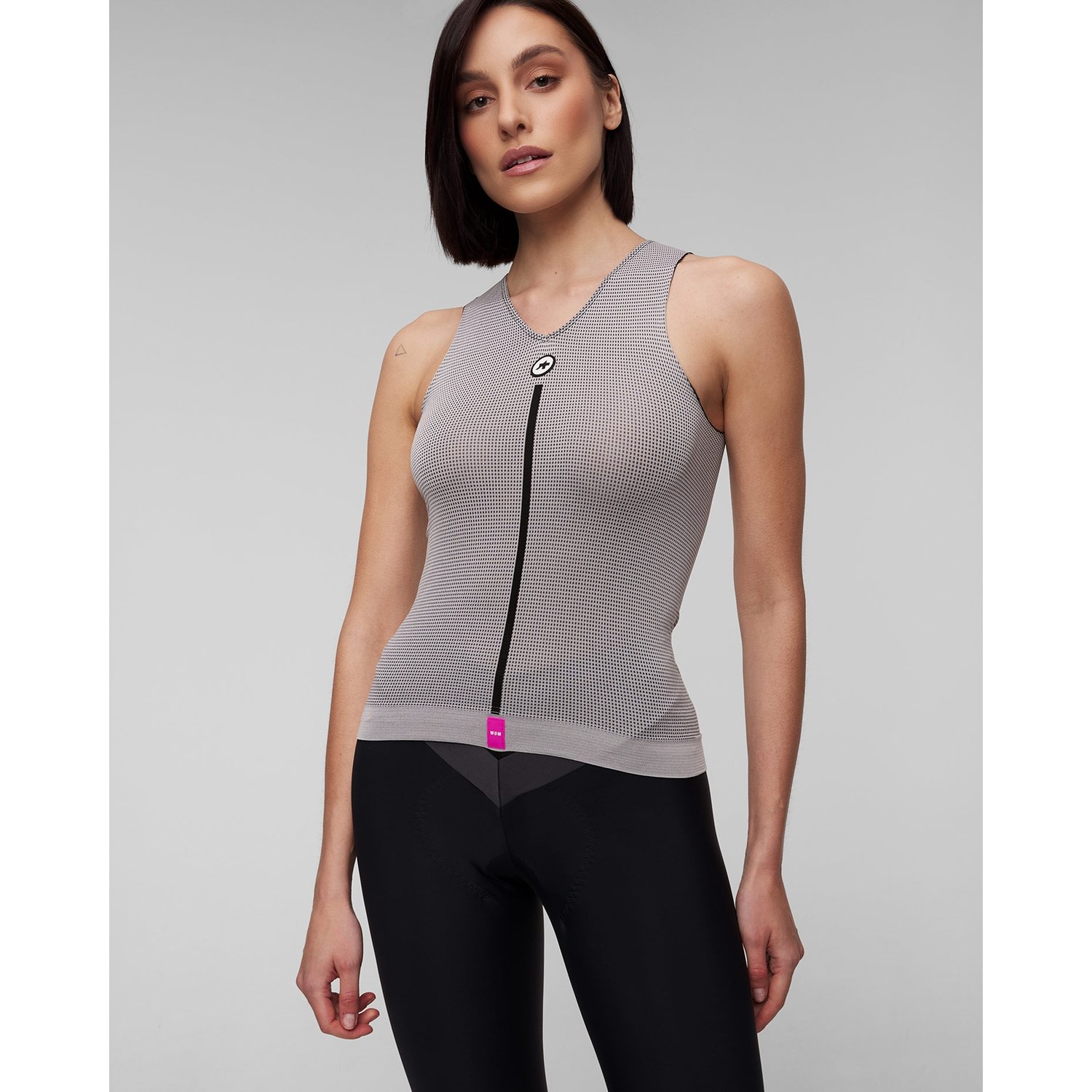 Szara Potówka Rowerowa Damska Assos W’s 1/3 Ns Skin Layer P1