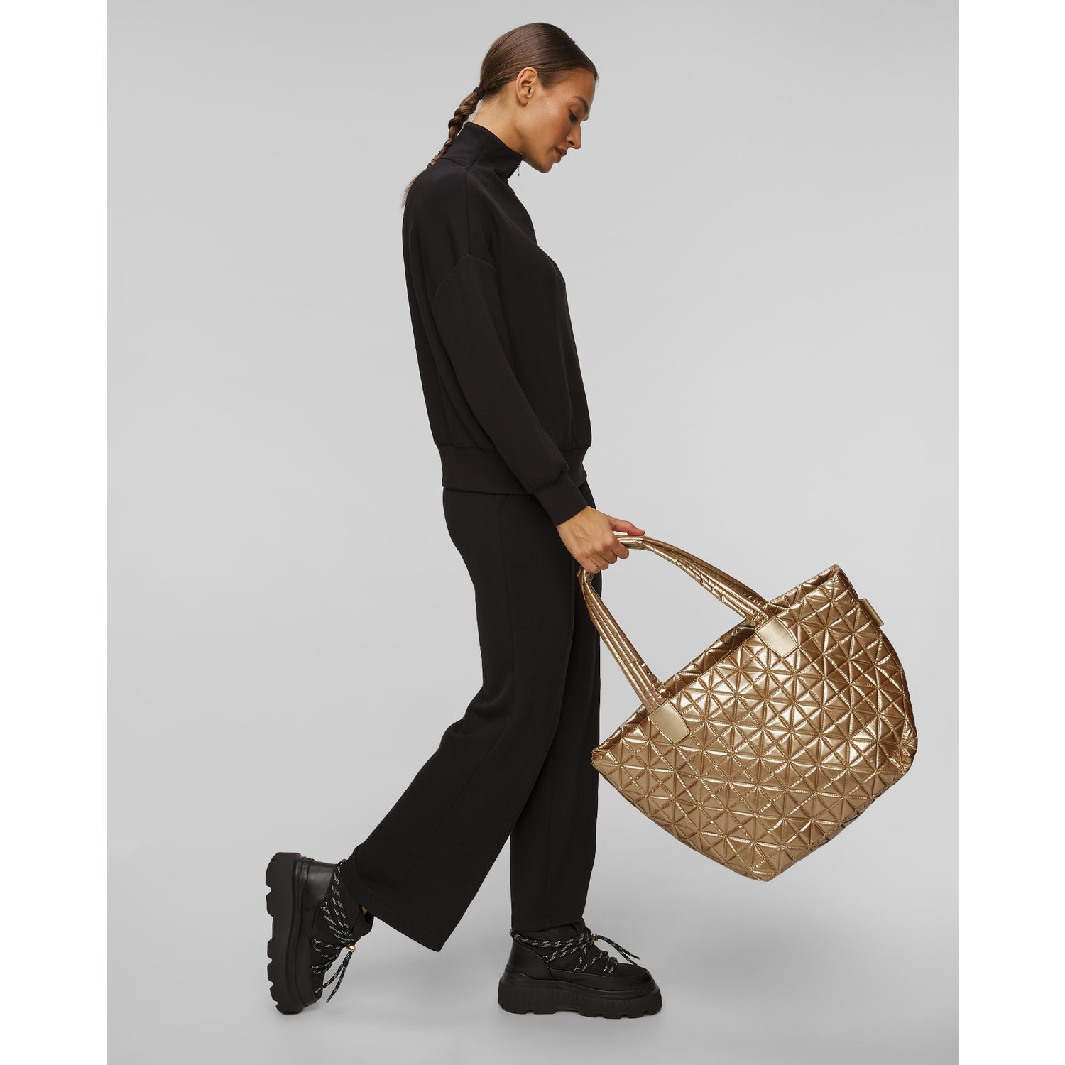 Torba Damska Vee Collective Vee Tote Medium Złota