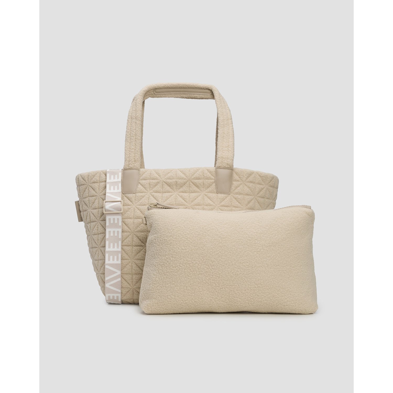 Torba Damska Vee Collective Vee Tote Medium Sherpa Beżowa