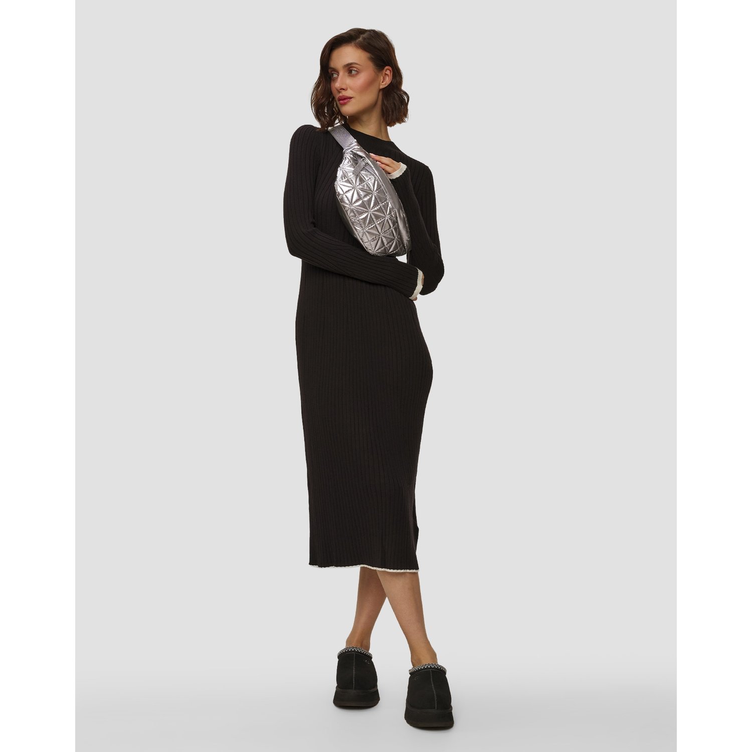 Nerka Damska Vee Collective Vee Fanny Pack Srebrna