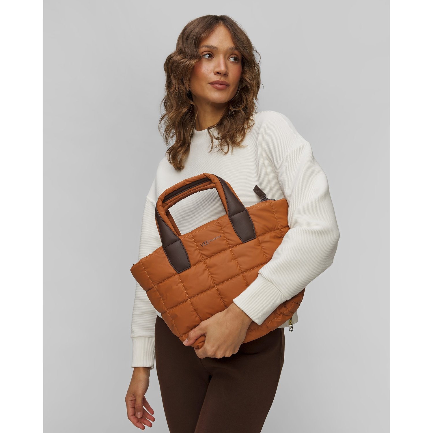 Torebka Damska Vee Collective Porter Tote Small Brązowa