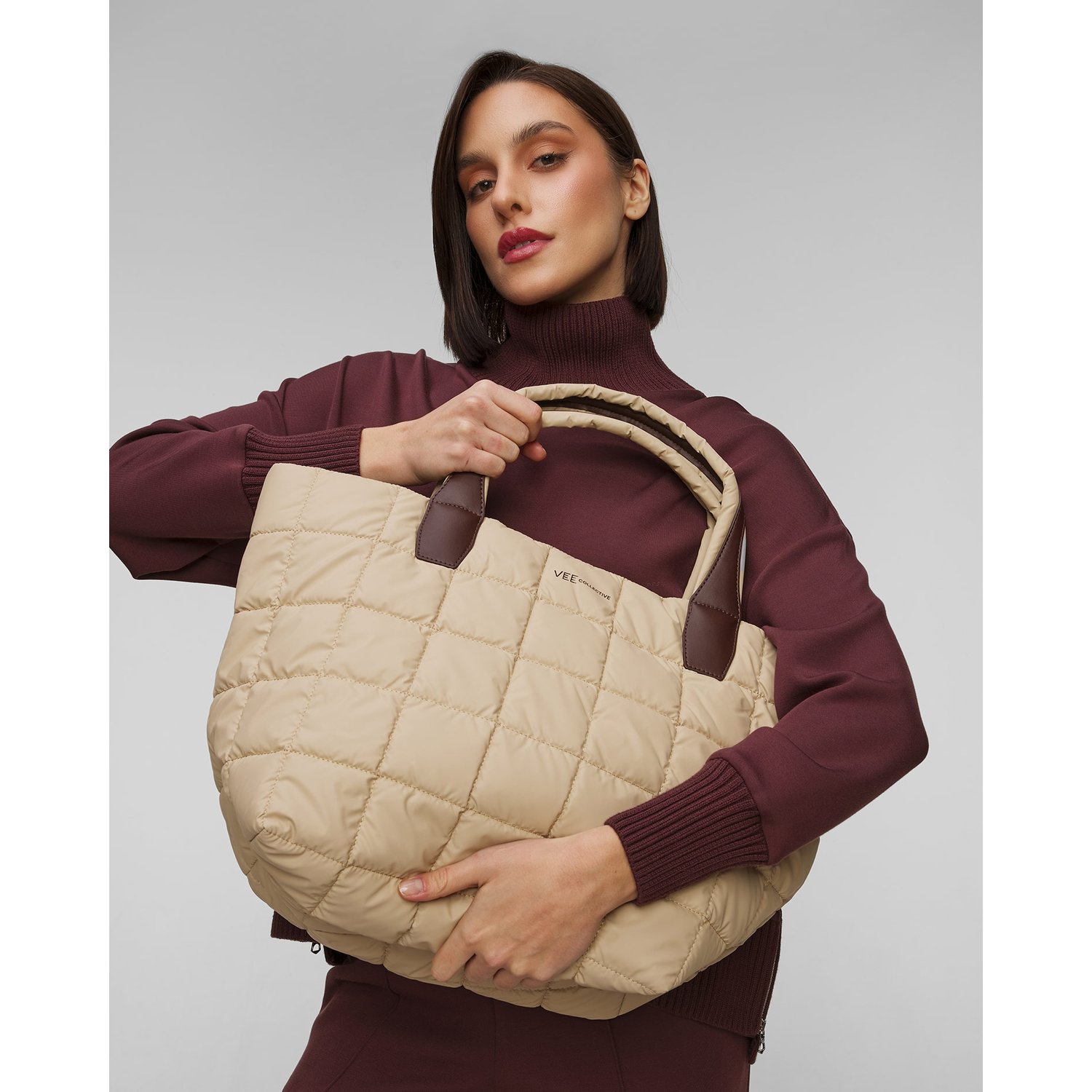 Torba Damska Vee Collective Porter Tote Medium Beżowa