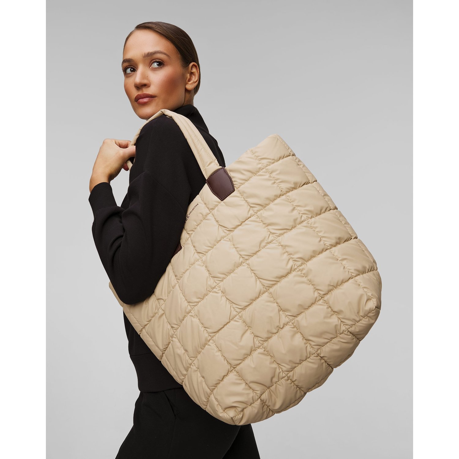 Torba Damska Vee Collective Porter Shopper Beżowa