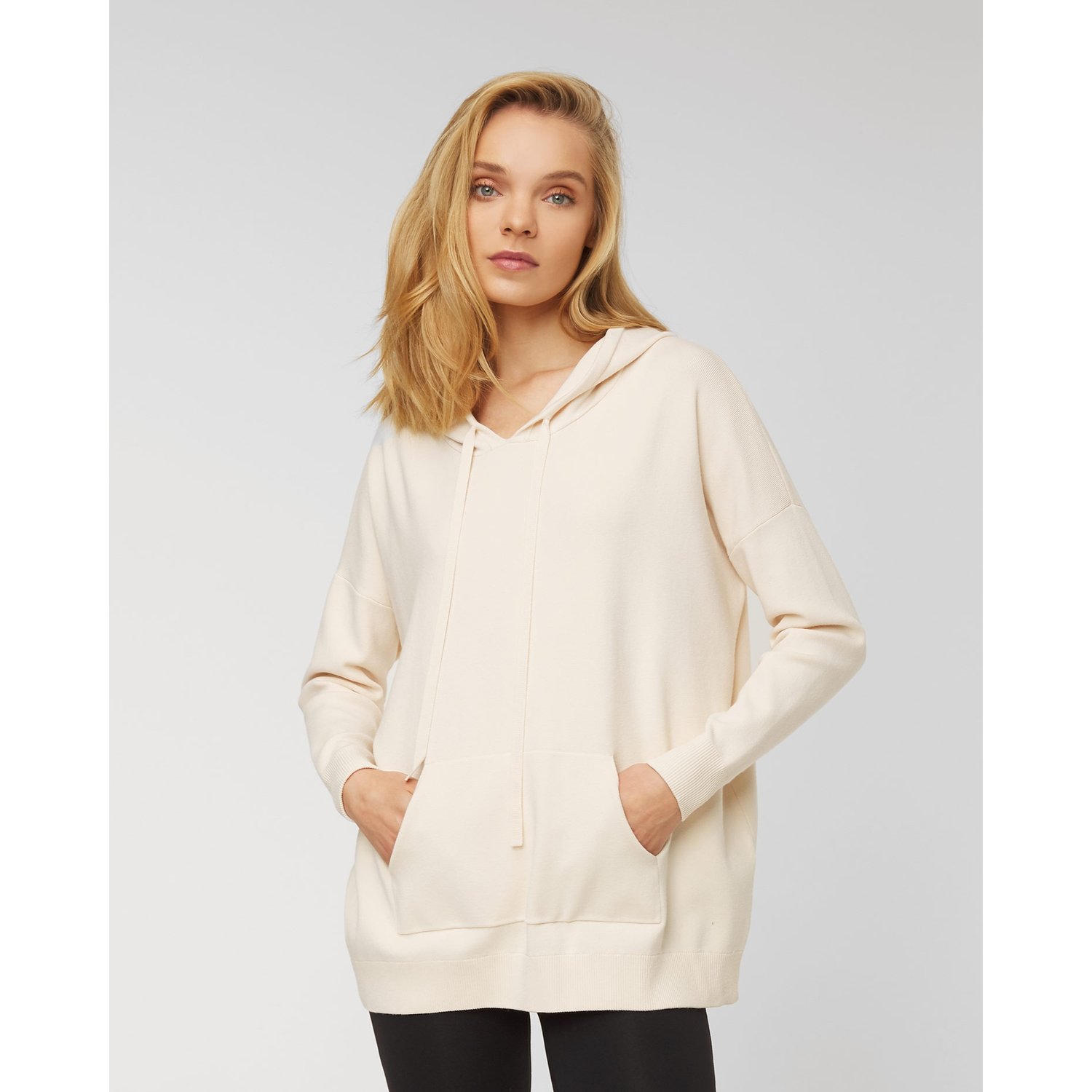 Sweter Live The Process Oversized Knit Hoodie