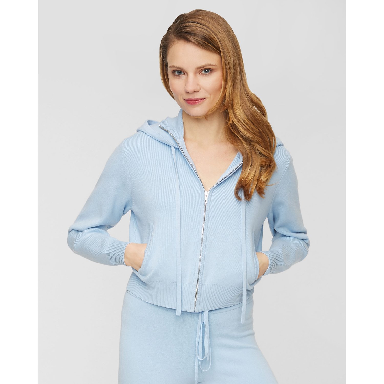 Bluza Live The Process Crop Knit Hoodie