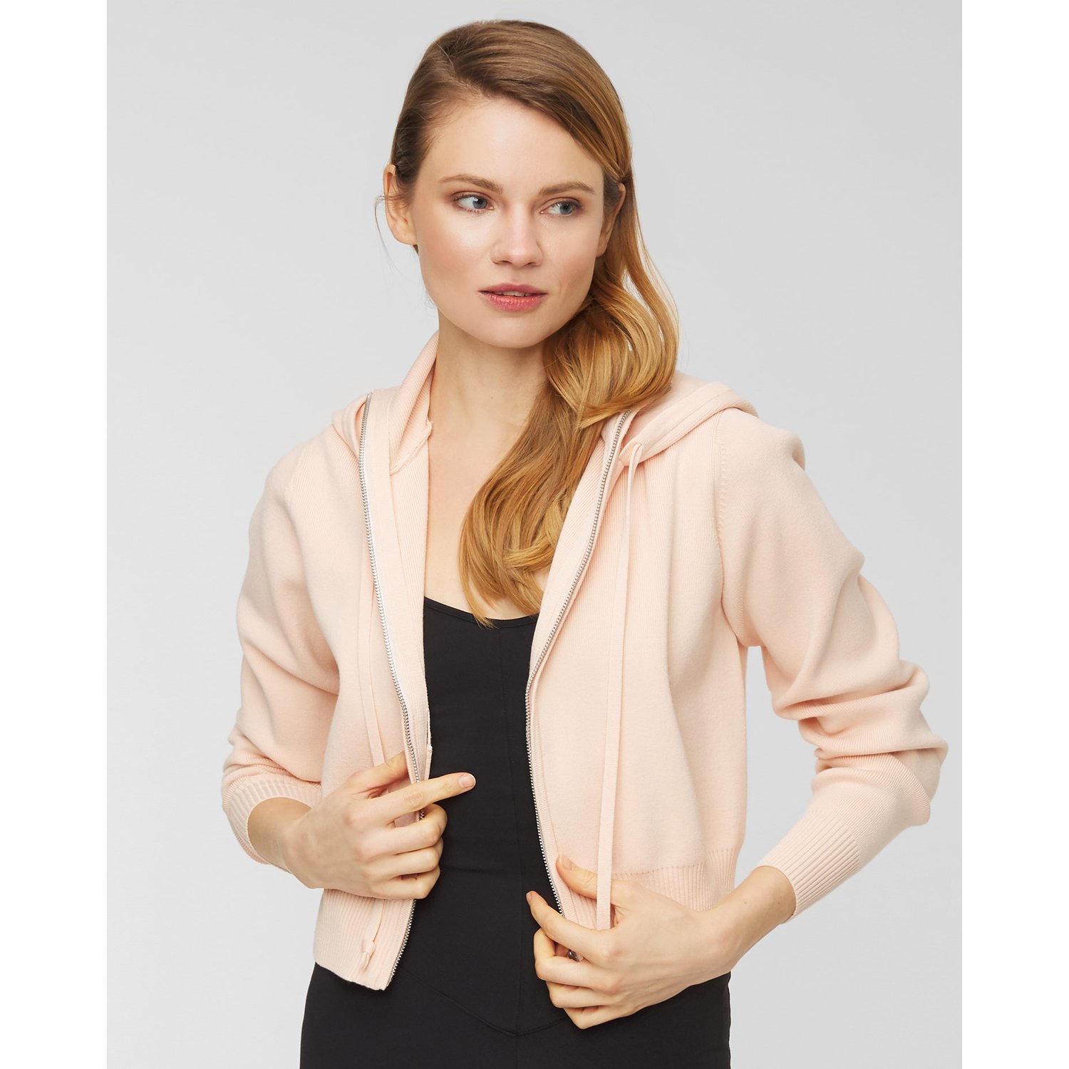 Bluza Live The Process Crop Knit Hoodie