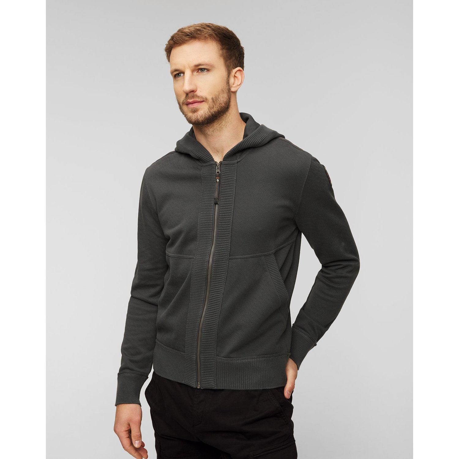 Zielona Bluza Z Kapturem Męska Parajumpers Wilton