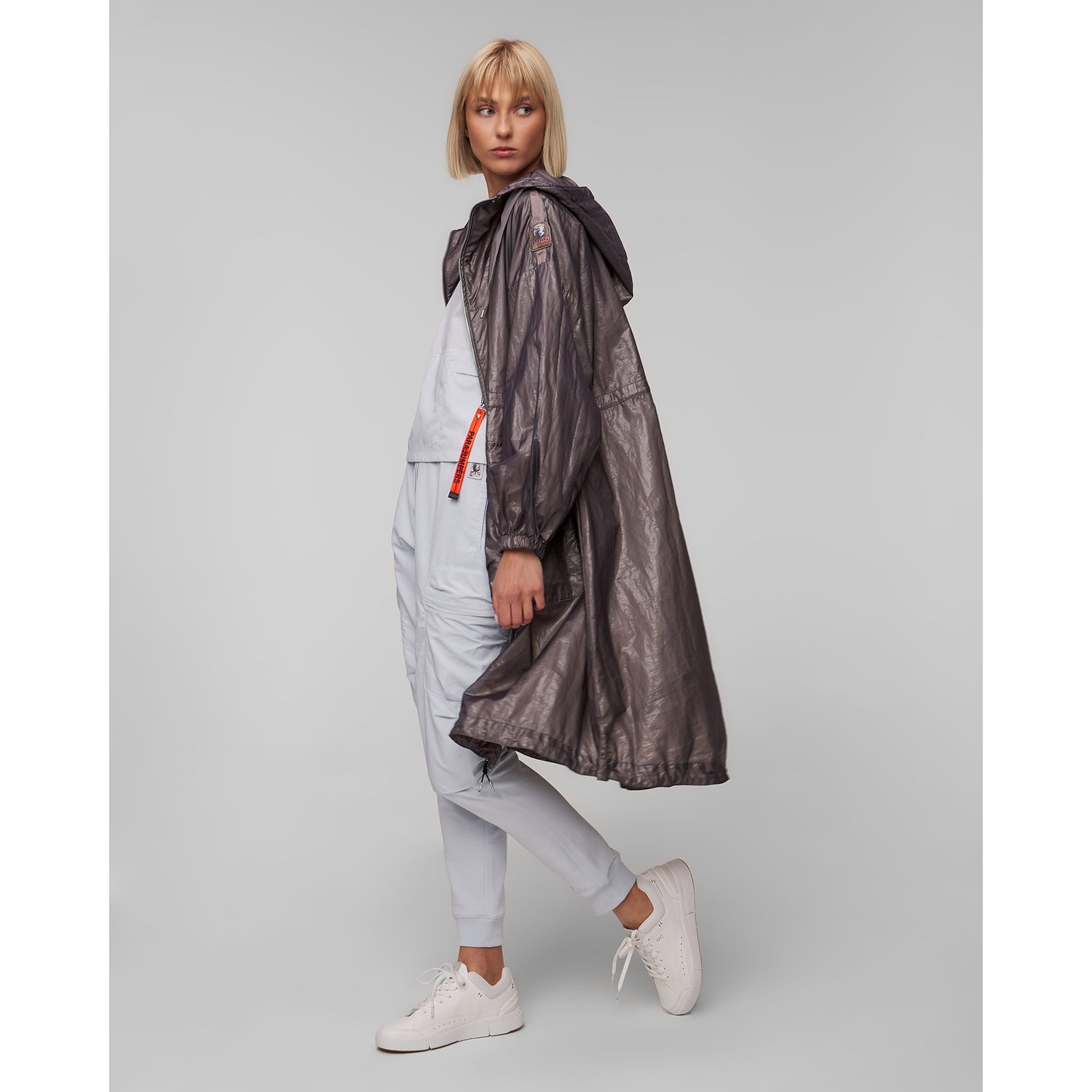 Szara Kurtka Parka Damska Parajumpers Olga