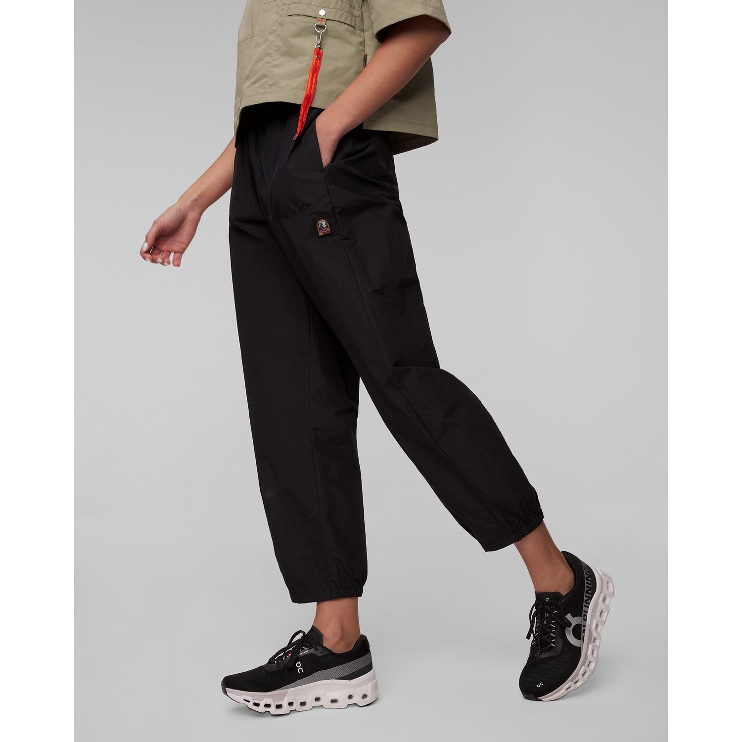 Czarne Spodnie Damskie Parajumpers Lorelle