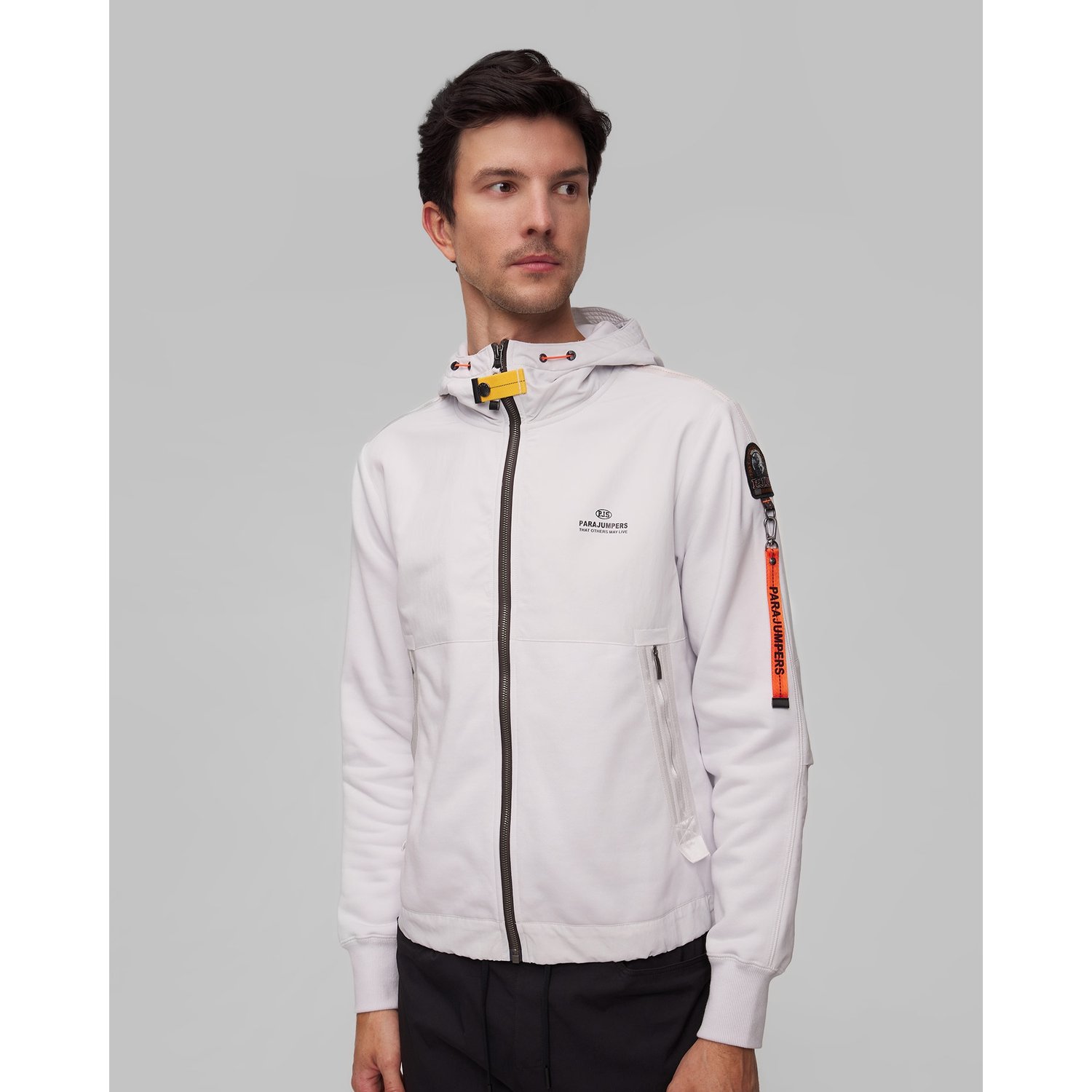 Biała Bluza Męska Parajumpers Trident