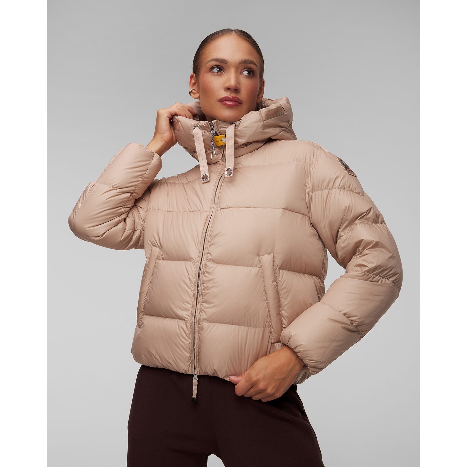 Beżowa Kurtka Puchowa Damska Parajumpers Tilly