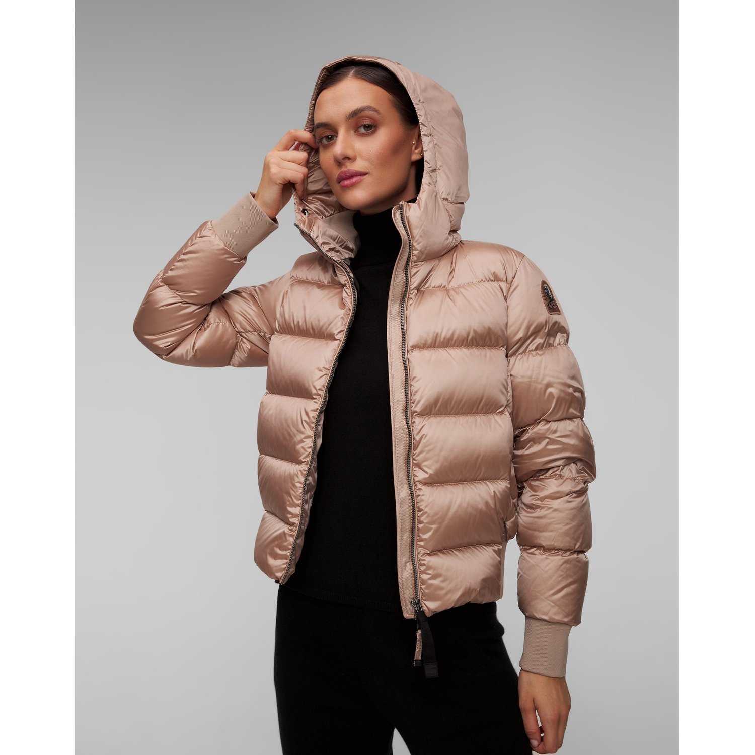 Beżowa Kurtka Puchowa Damska Parajumpers Mariah