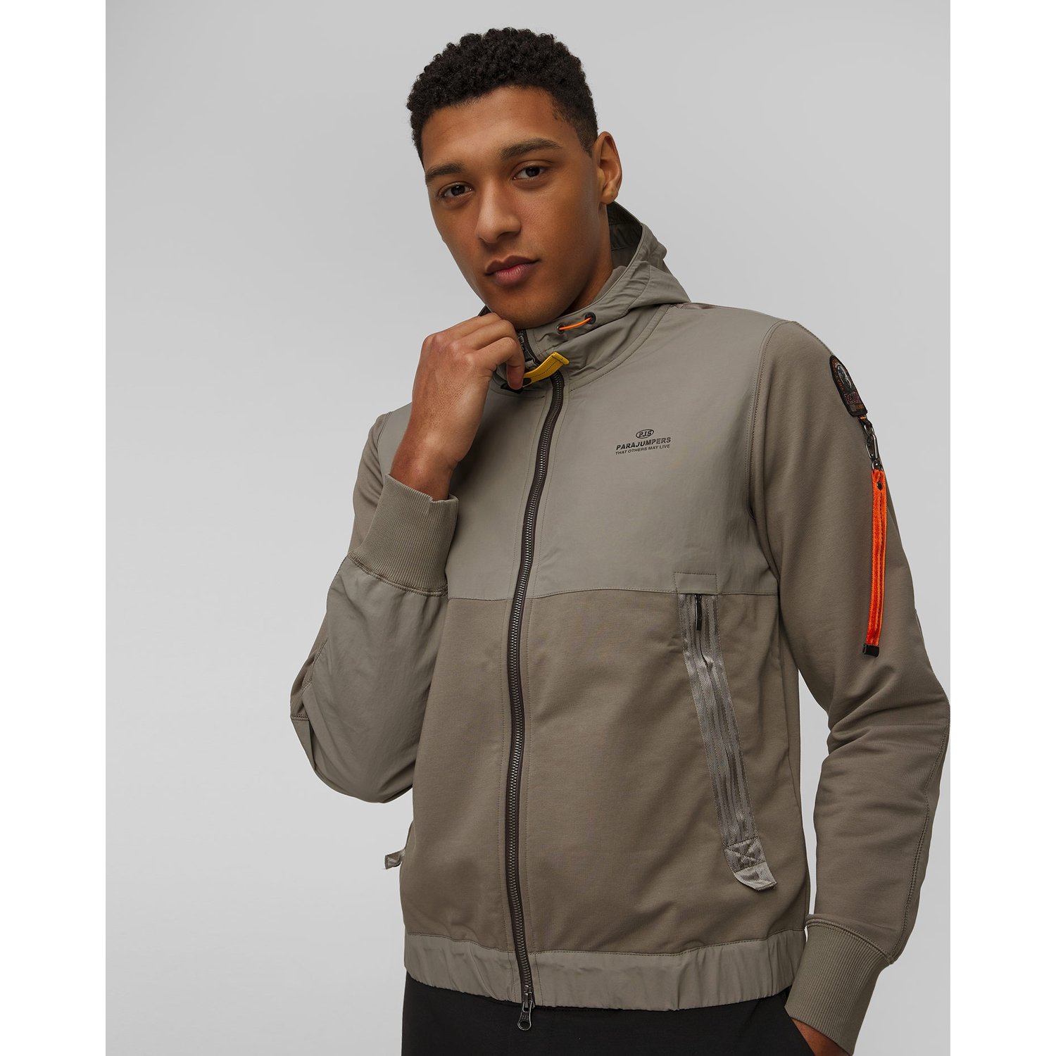 Zielona Kurtka Hybrydowa Męska Parajumpers Trident