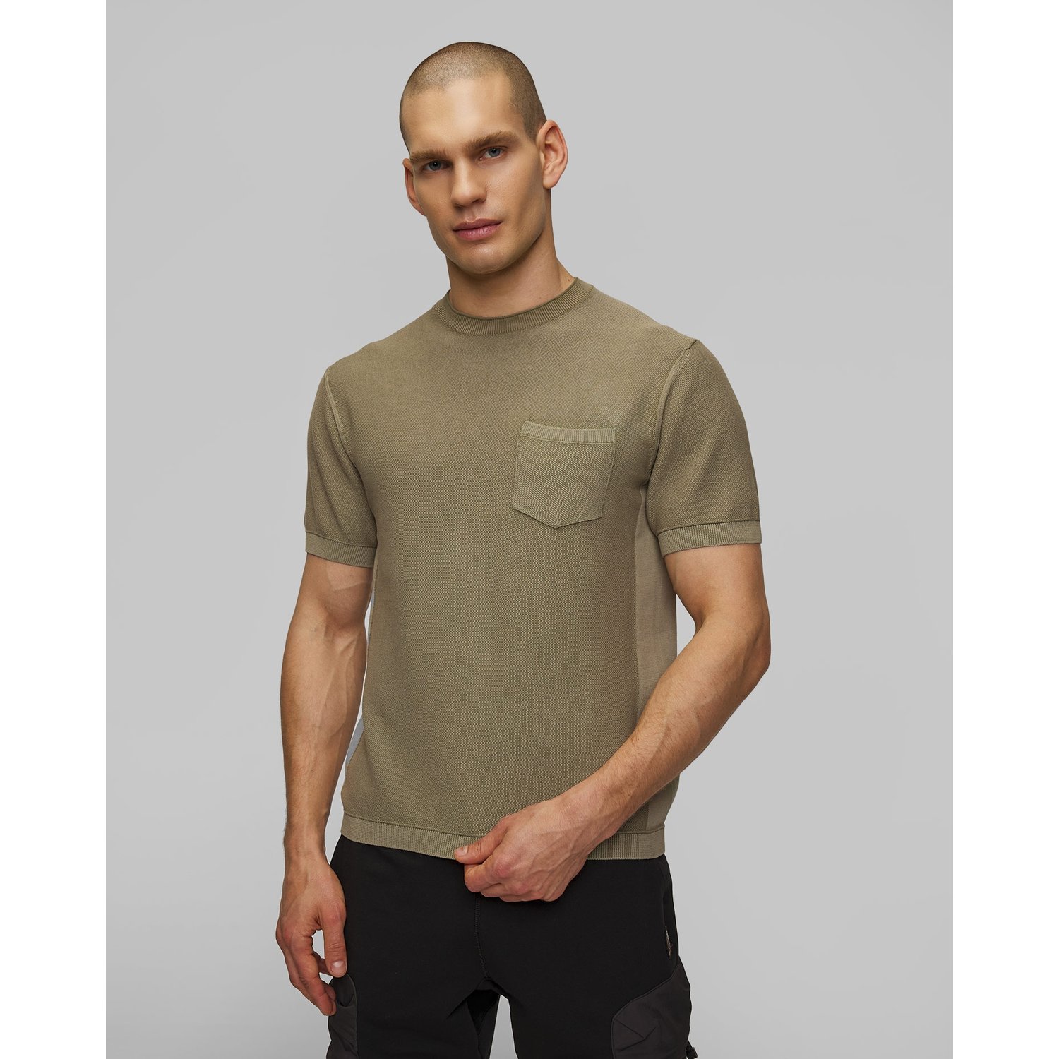 Zielony T-shirt Męski Parajumpers Cyril