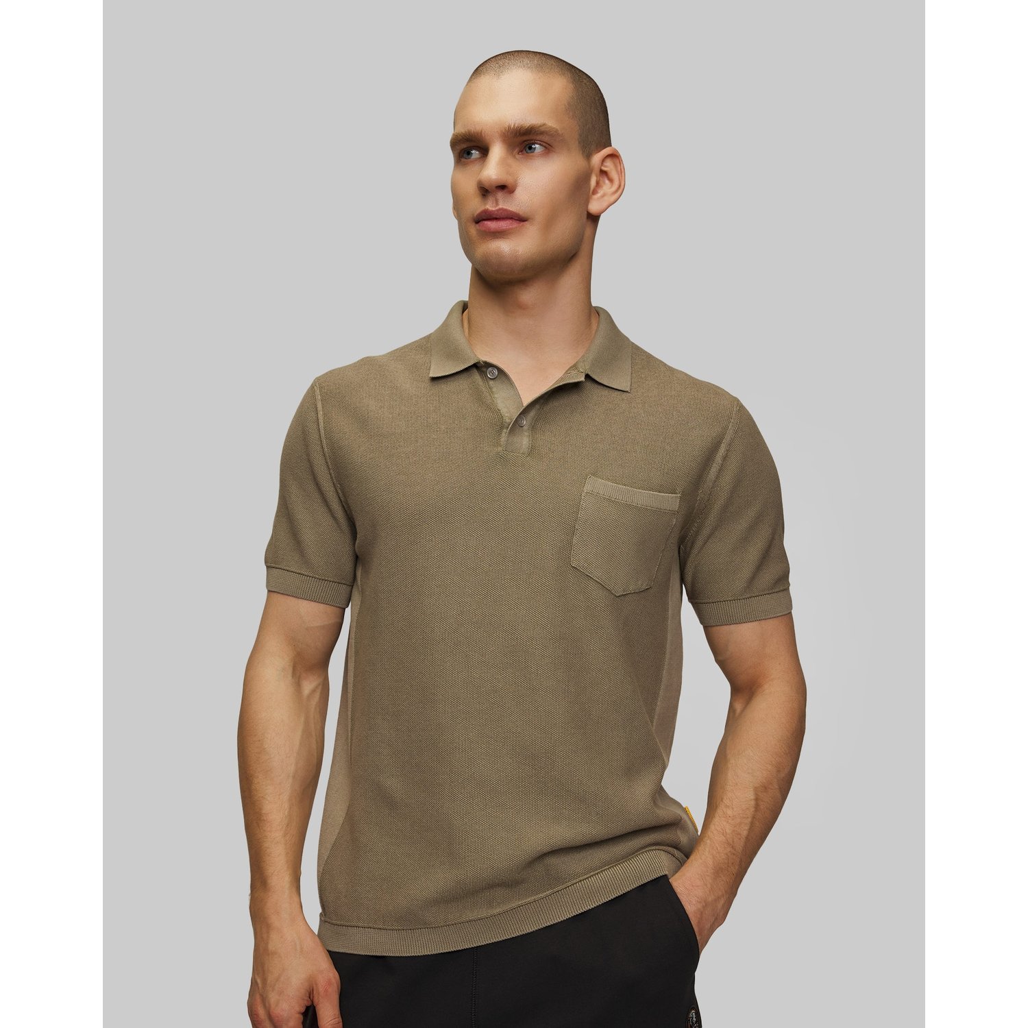 Zielone Polo Męskie Parajumpers Raf