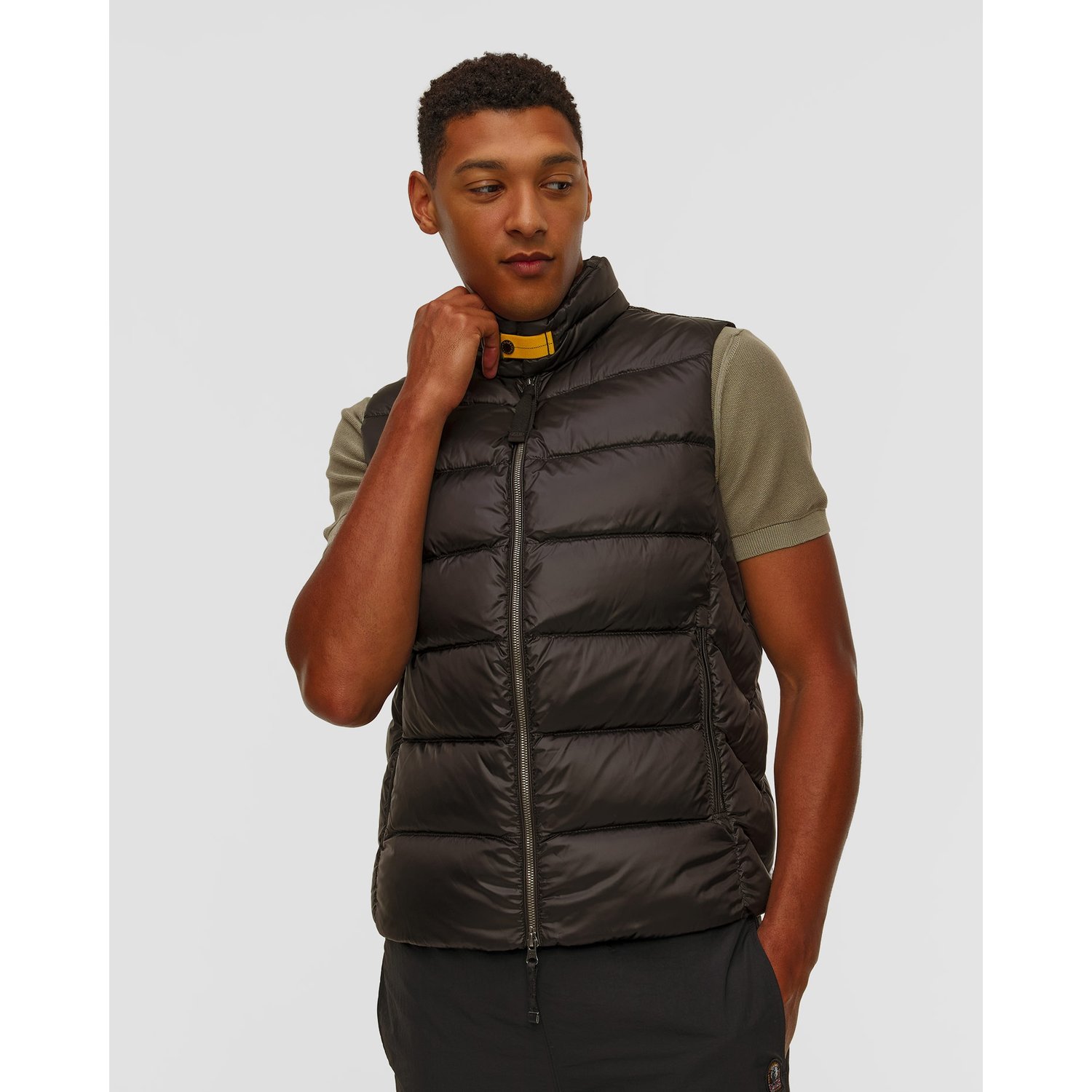 Czarna Kamizelka Puchowa Męska Parajumpers Jeordie