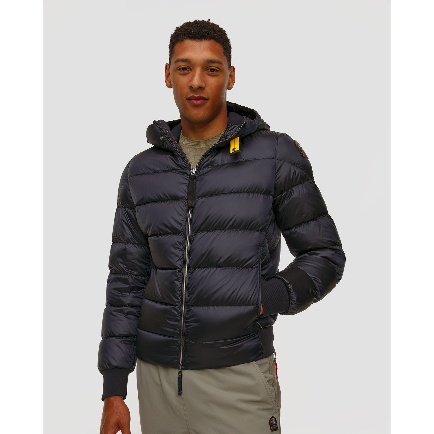 Granatowa Kurtka Puchowa Męska Parajumpers Pharrell