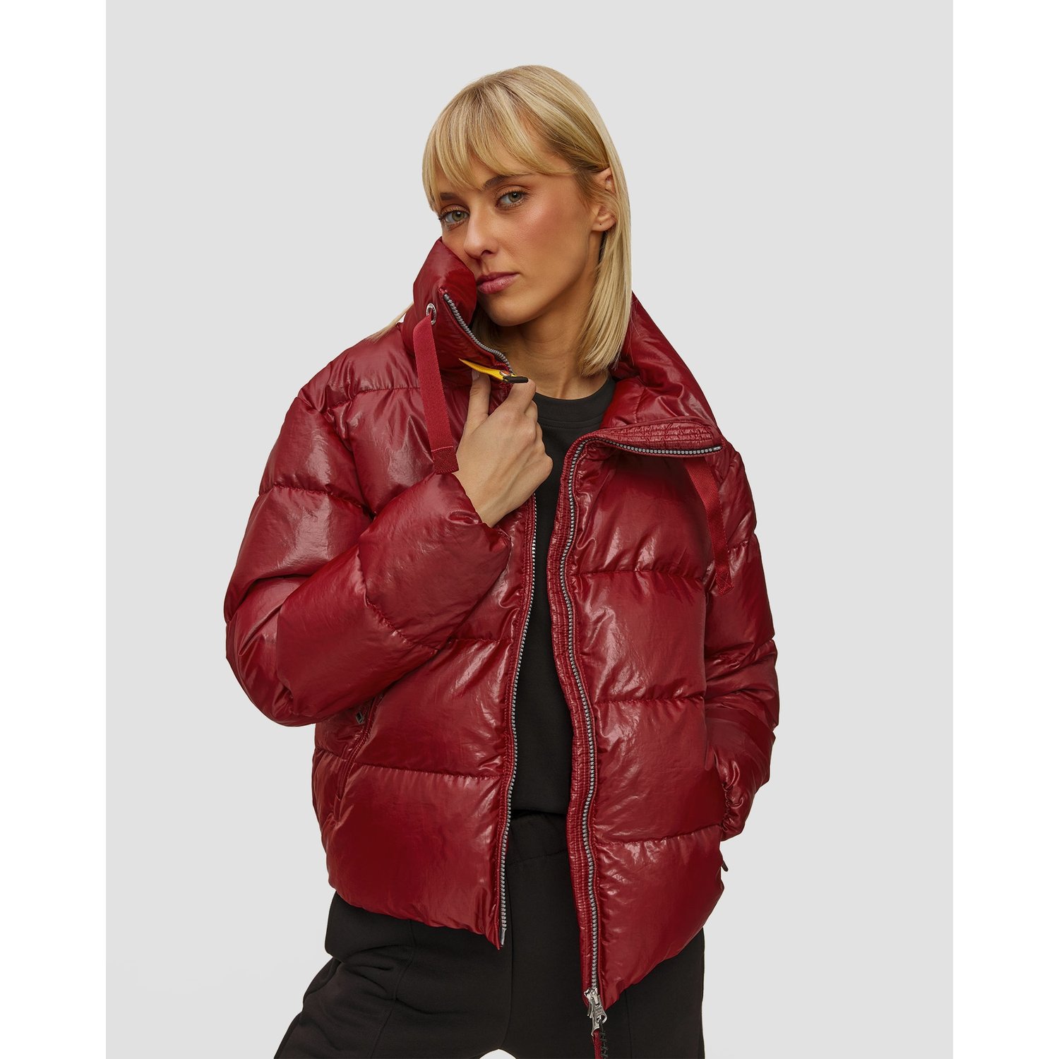 Czerwona Kurtka Puchowa Damska Parajumpers Siberia