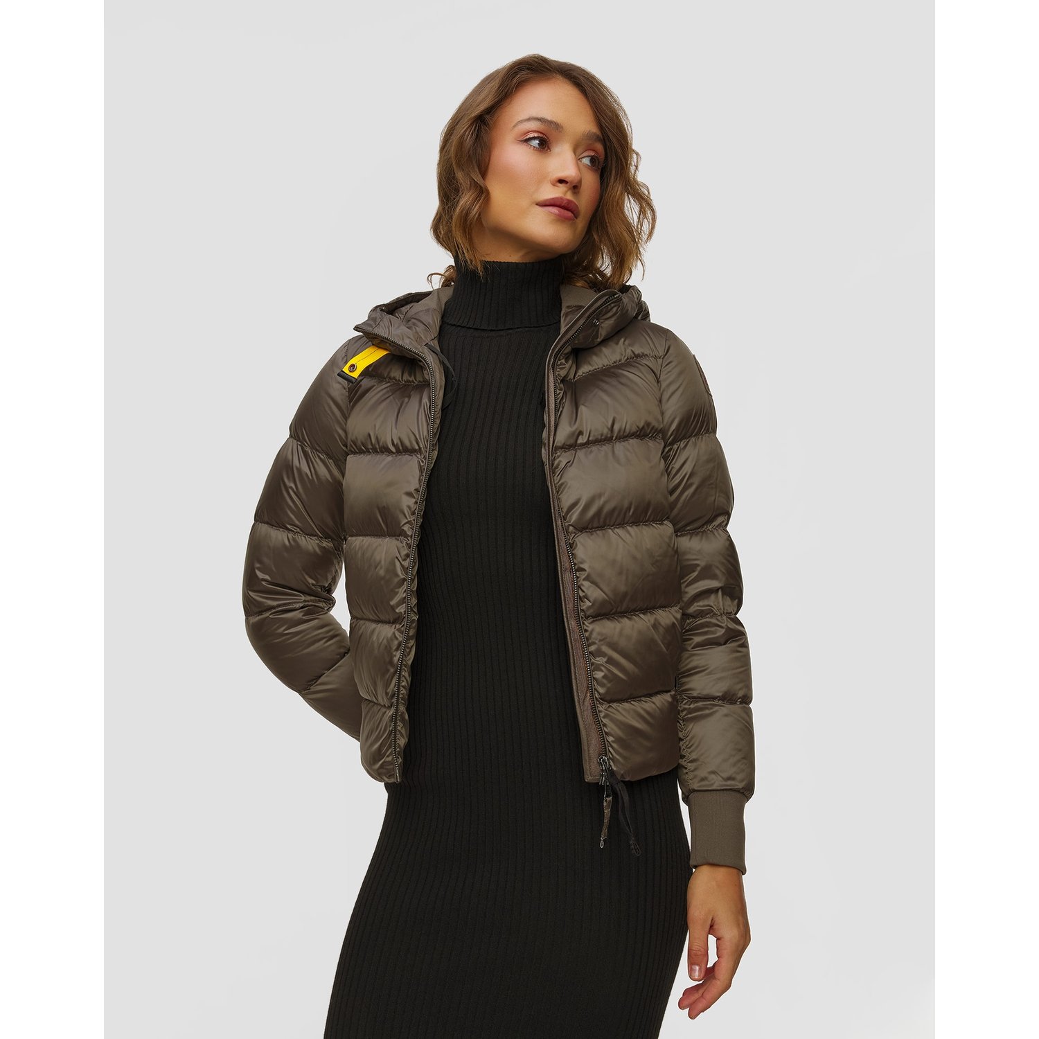 Oliwkowa Kurtka Puchowa Damska Parajumpers Mariah