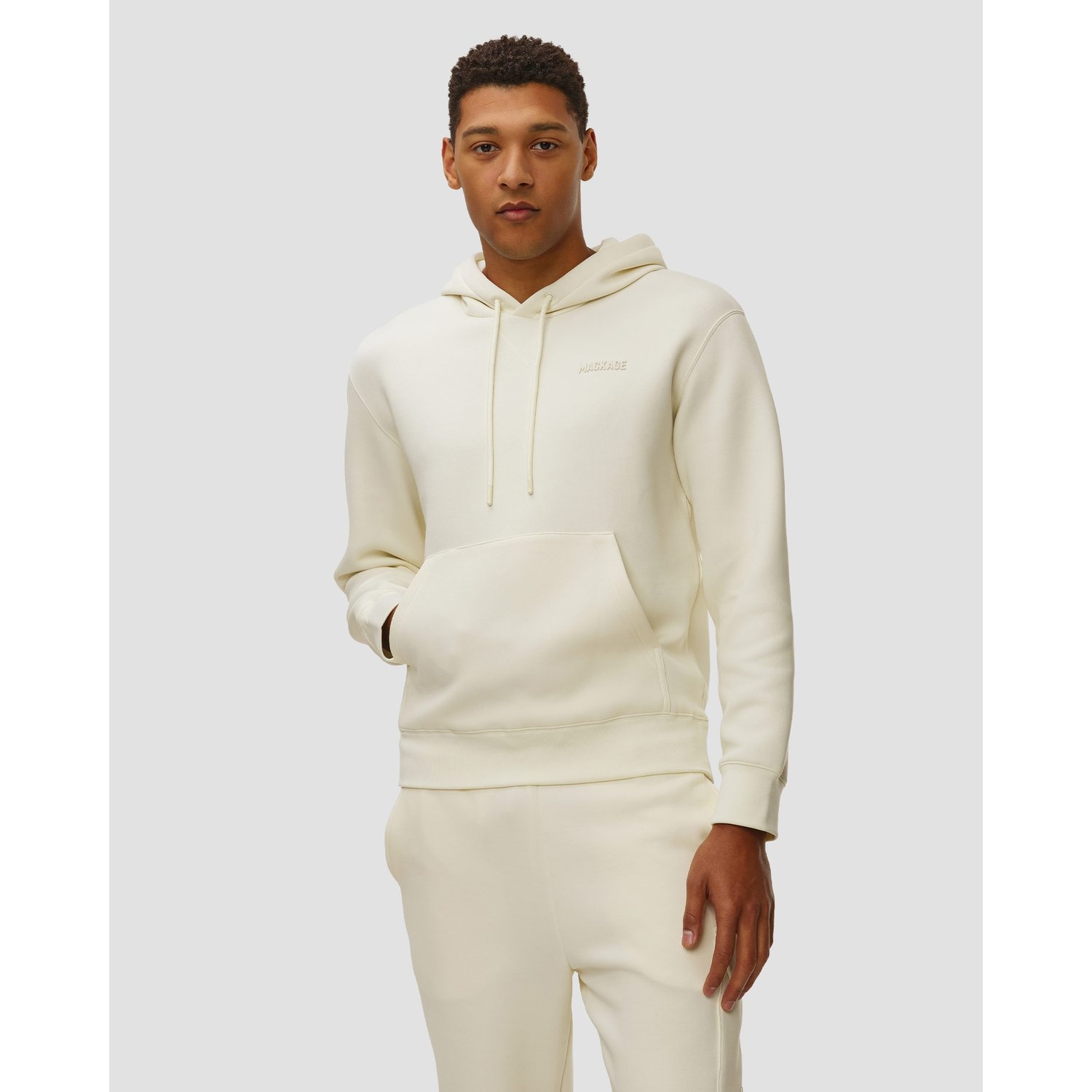 Beżowa Bluza Z Kapturem Męska Mackage Krystian