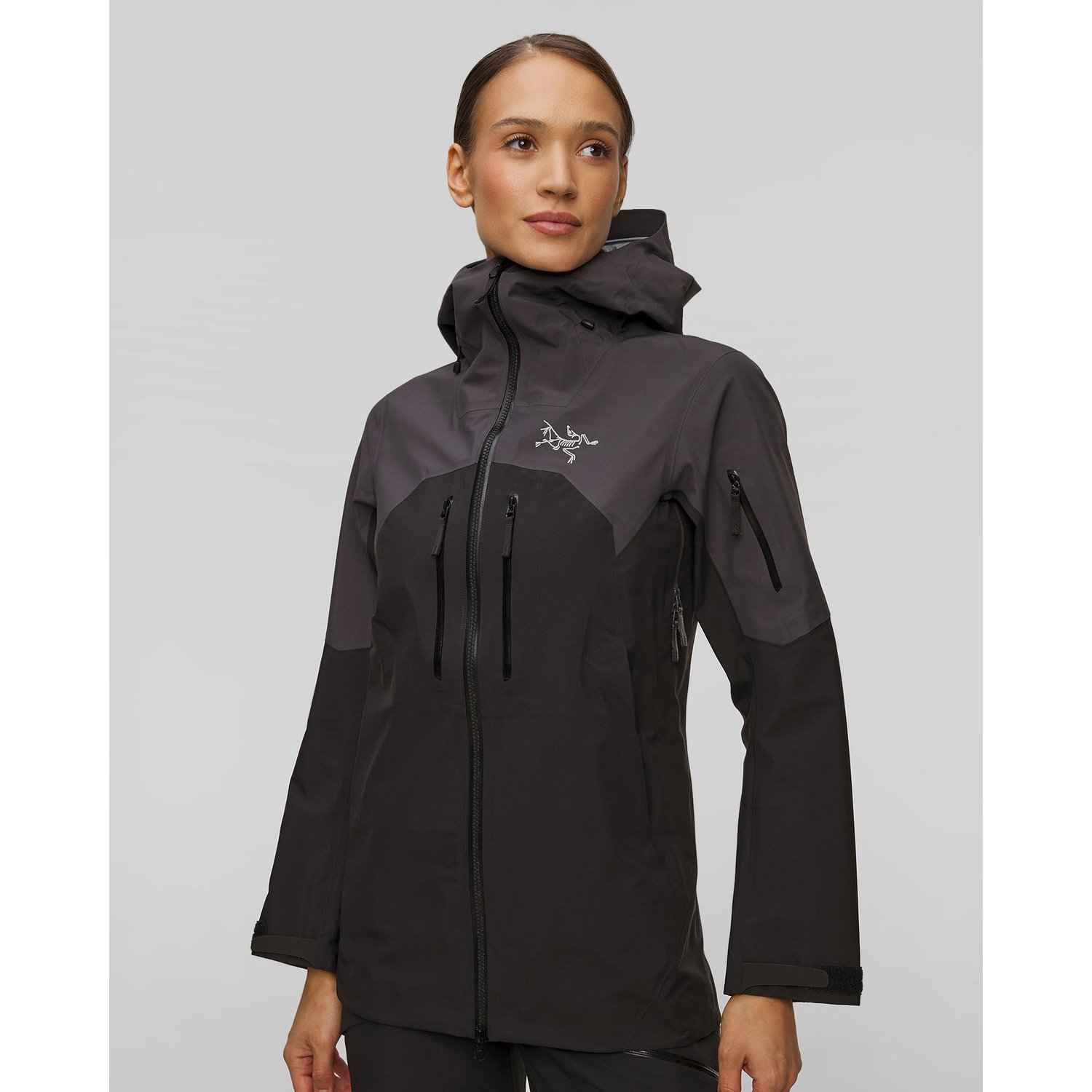Kurtka Skiturowa Damska Arcteryx Rush Jacket Czarno-szara