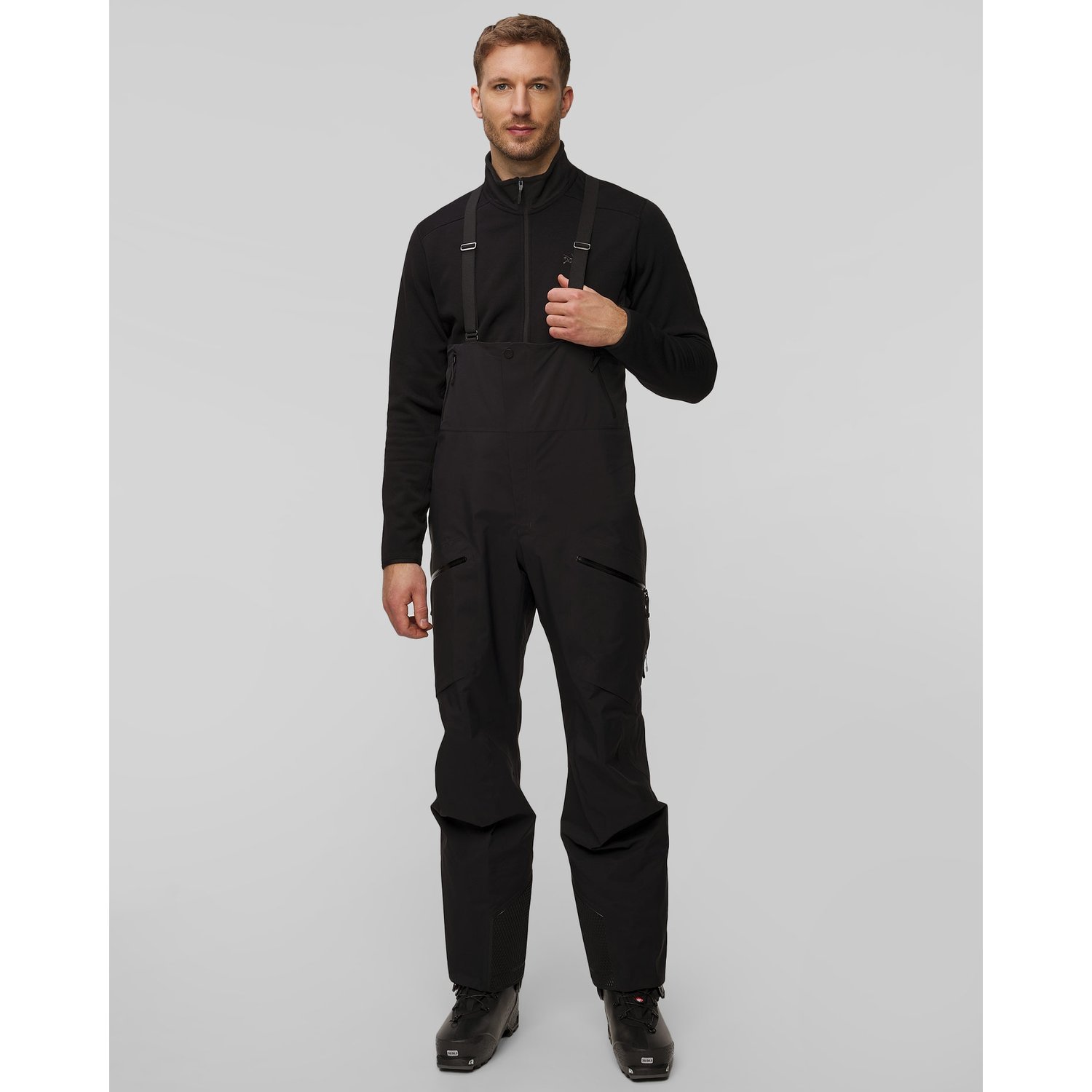 Spodnie Skiturowe Na Szelkach Męskie Arcteryx Rush Bib Pant Czarne