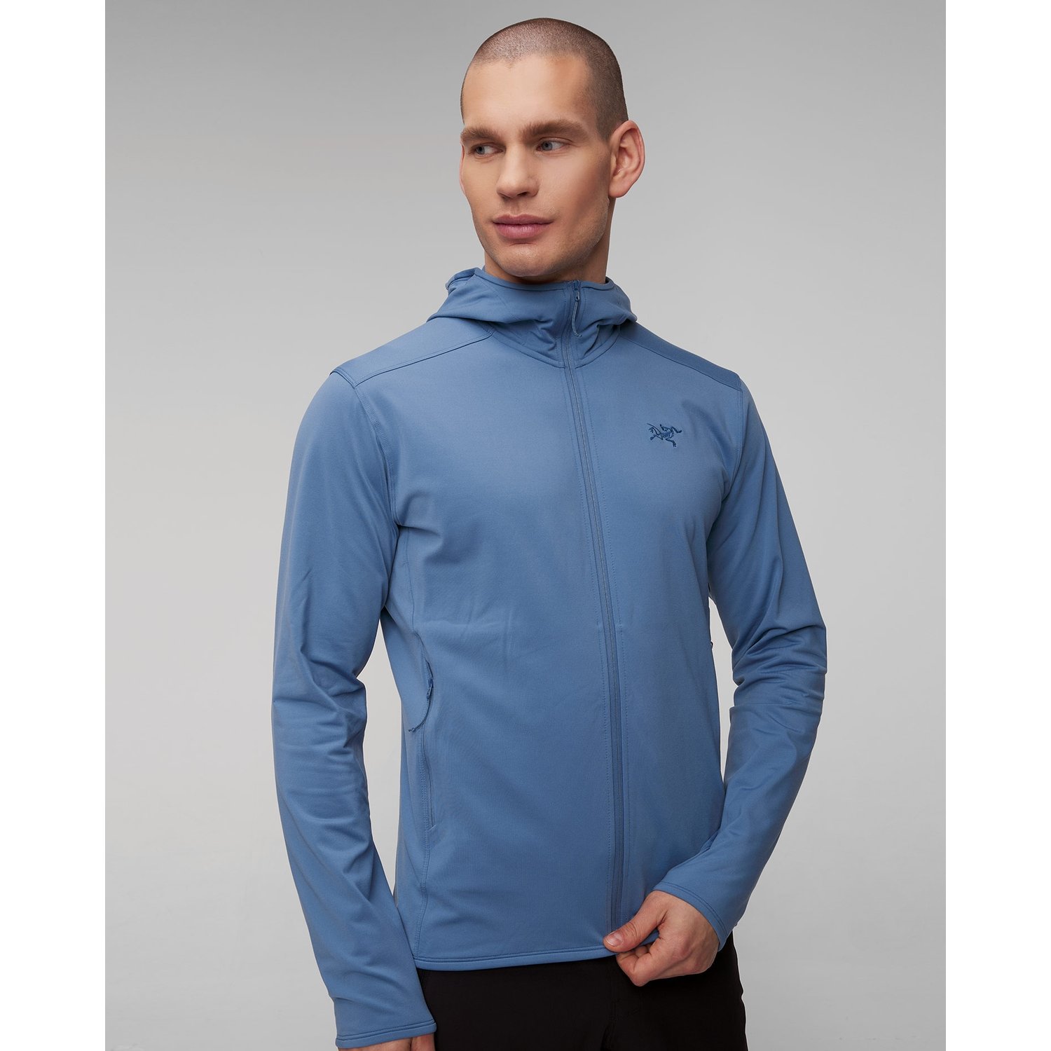 Niebieska Bluza Midlayer Męska Arcteryx Kyanite Lt Hdy M