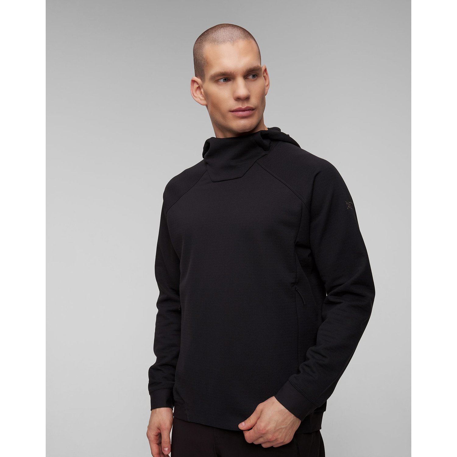 Czarna Bluza Midlayer Męska Arcteryx Rethel Hdy M