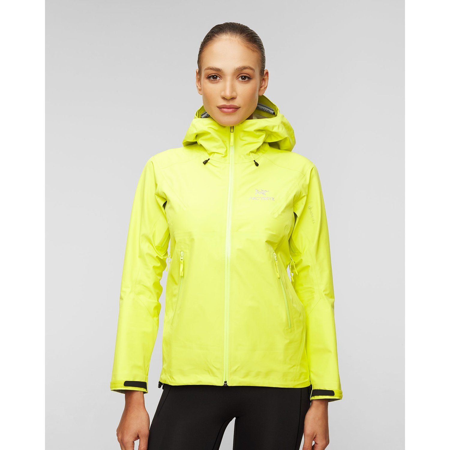 Żółta Kurtka Membranowa Damska Arcteryx Beta Lt