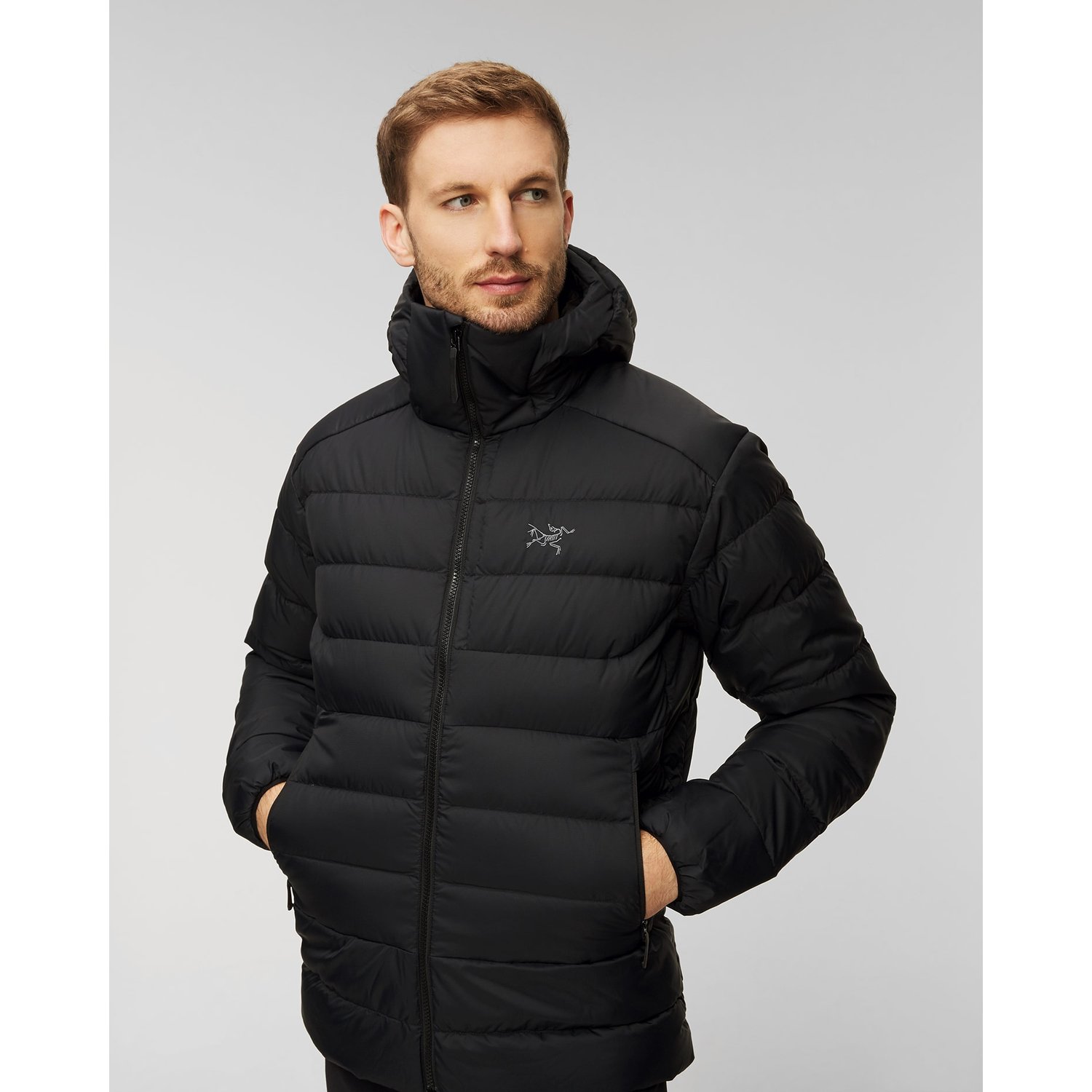 Kurtka Ocieplana Męska Arcteryx Thorium Czarna