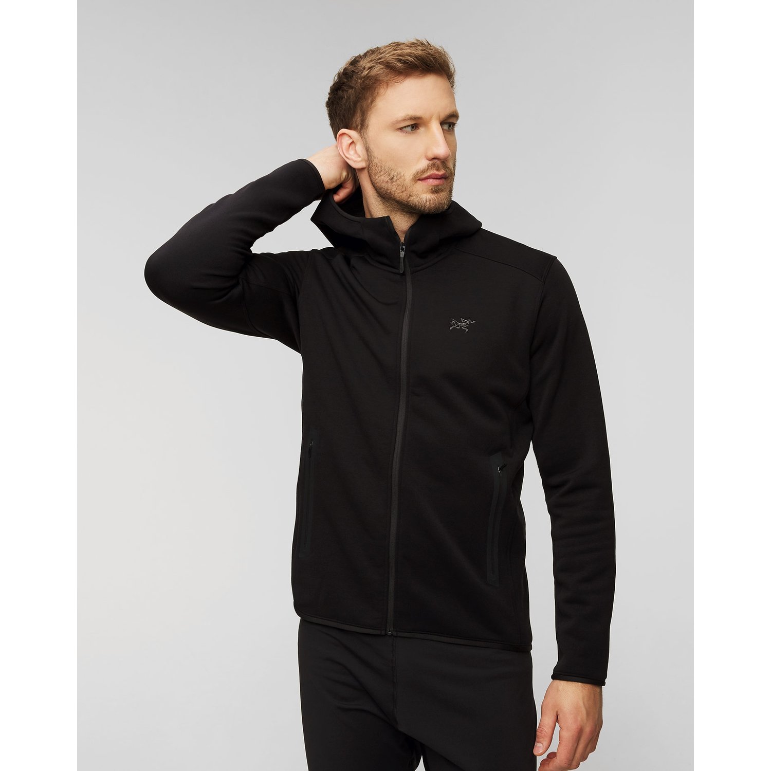 Czarna Męska Bluza Softshellowa Z Kapturem Męska Arcteryx Kyanite