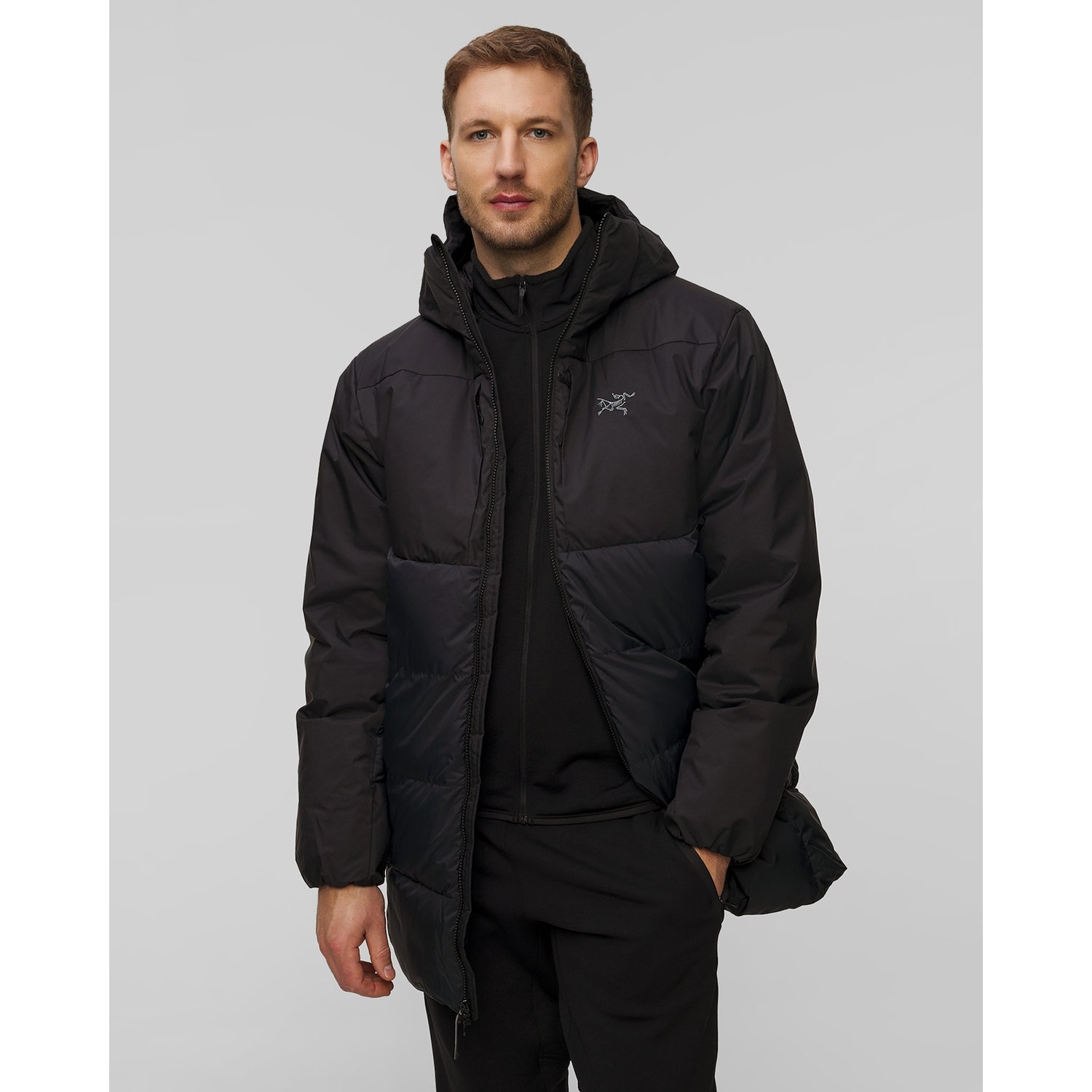 Parka Ocieplana Męska Arcteryx Thorium Sv Parka Czarna