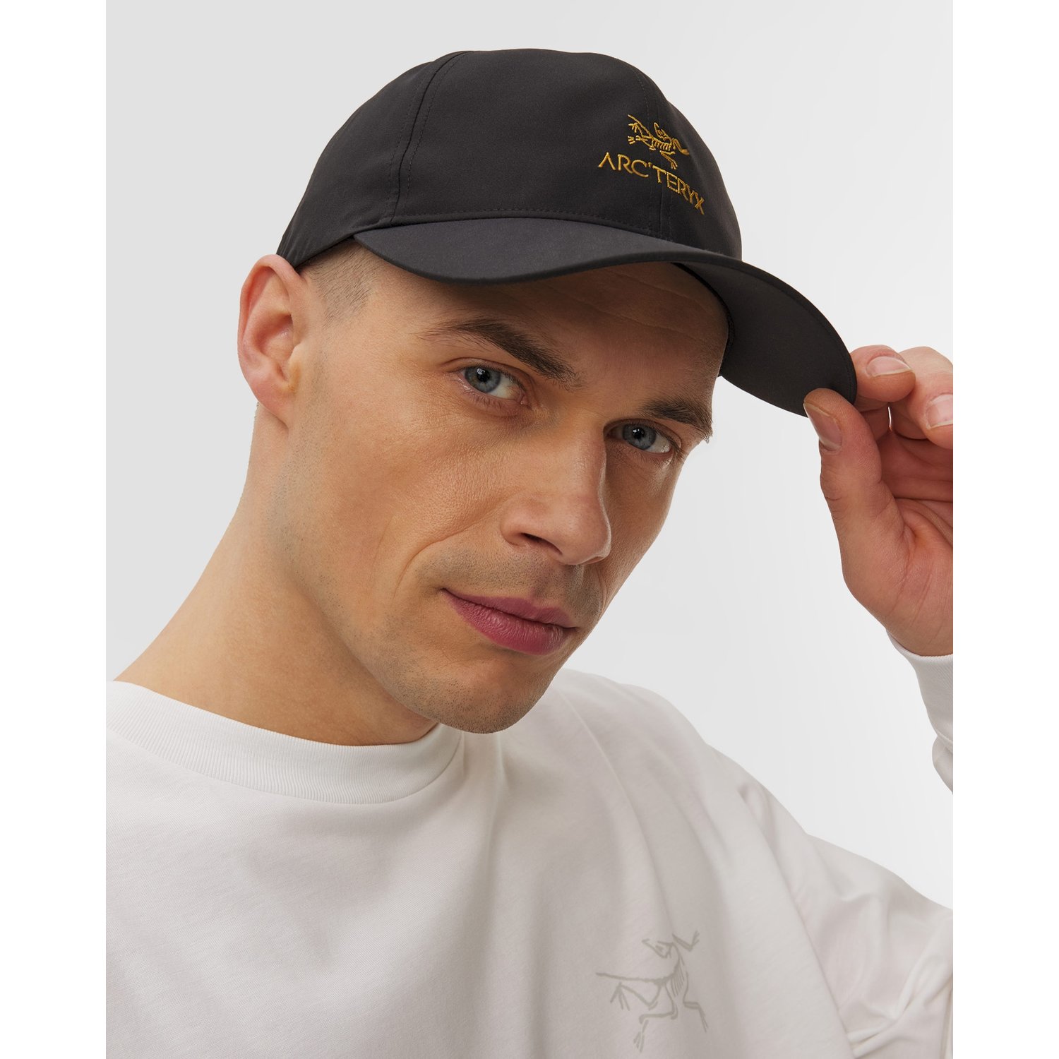 Czapka Z Daszkiem Arcteryx Bird Word Cap Czarna
