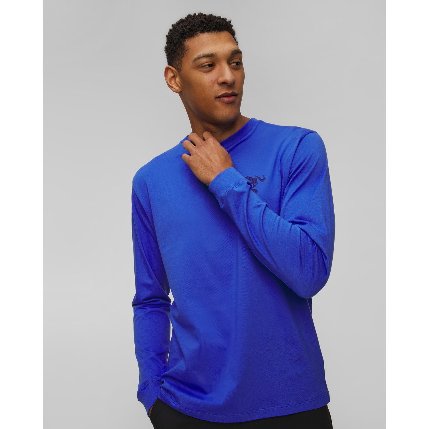 Longsleeve Męski Arcteryx Kragg Sl Cotton Bird Tile Ls M Niebieski