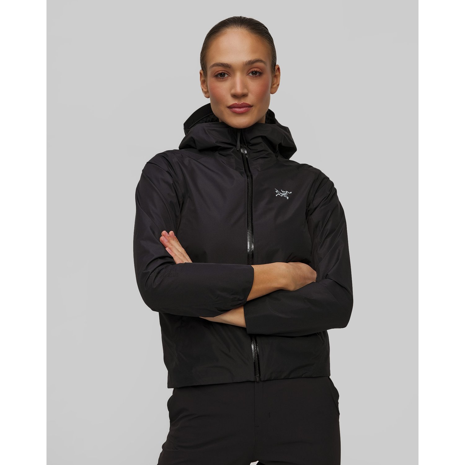 Kurtka Softshellowa Damska Arcteryx Solano Hoody W Czarna