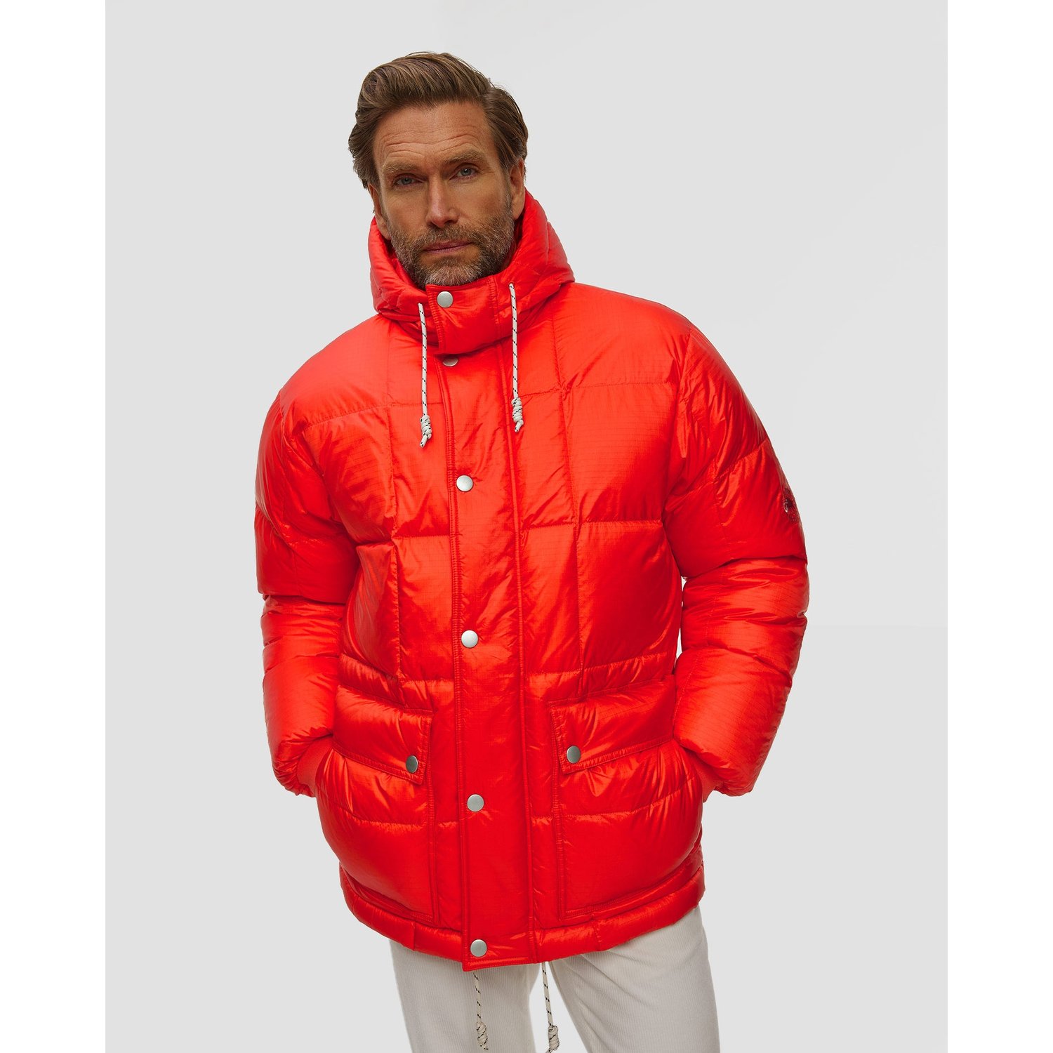 Kurtka Męska Mammut X Cabourn Direttissima In Hooded Jacket Czerwona