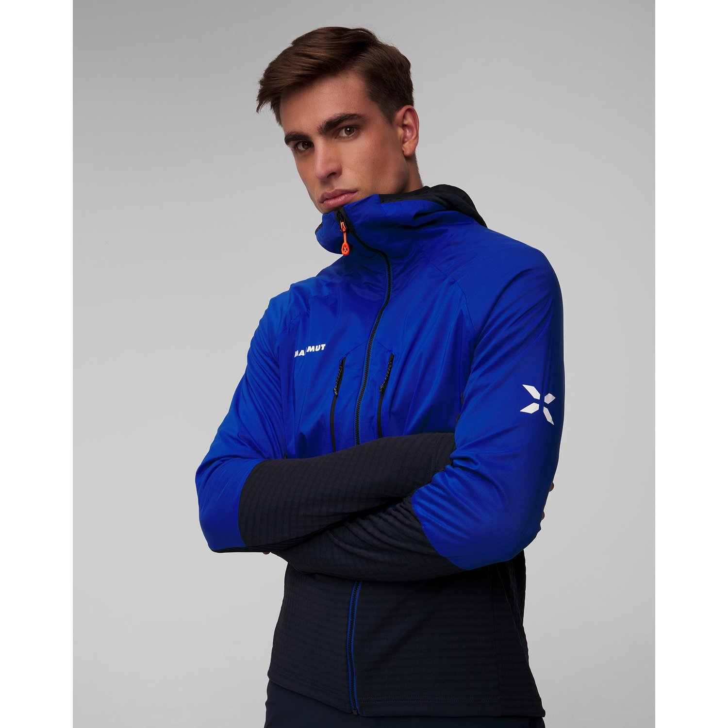 Bluza Hybrydowa Z Kapturem Męska Mammut Eiger Nordwand Ml Hybrid