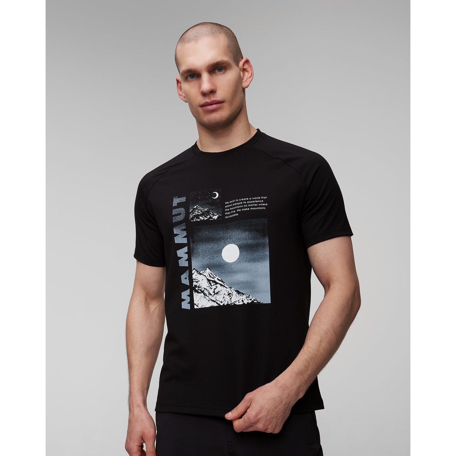 T-shirt Męski Mammut Mountain Day And Night