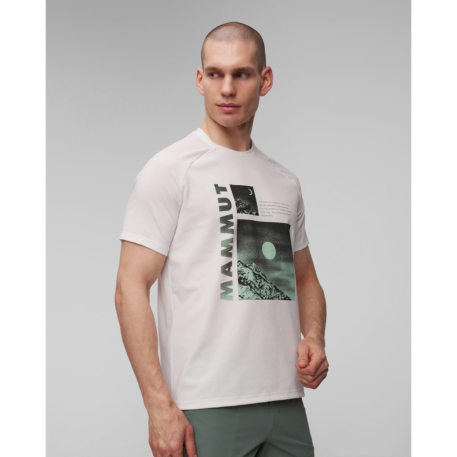 T-shirt Męski Mammut Mountain Day And Night