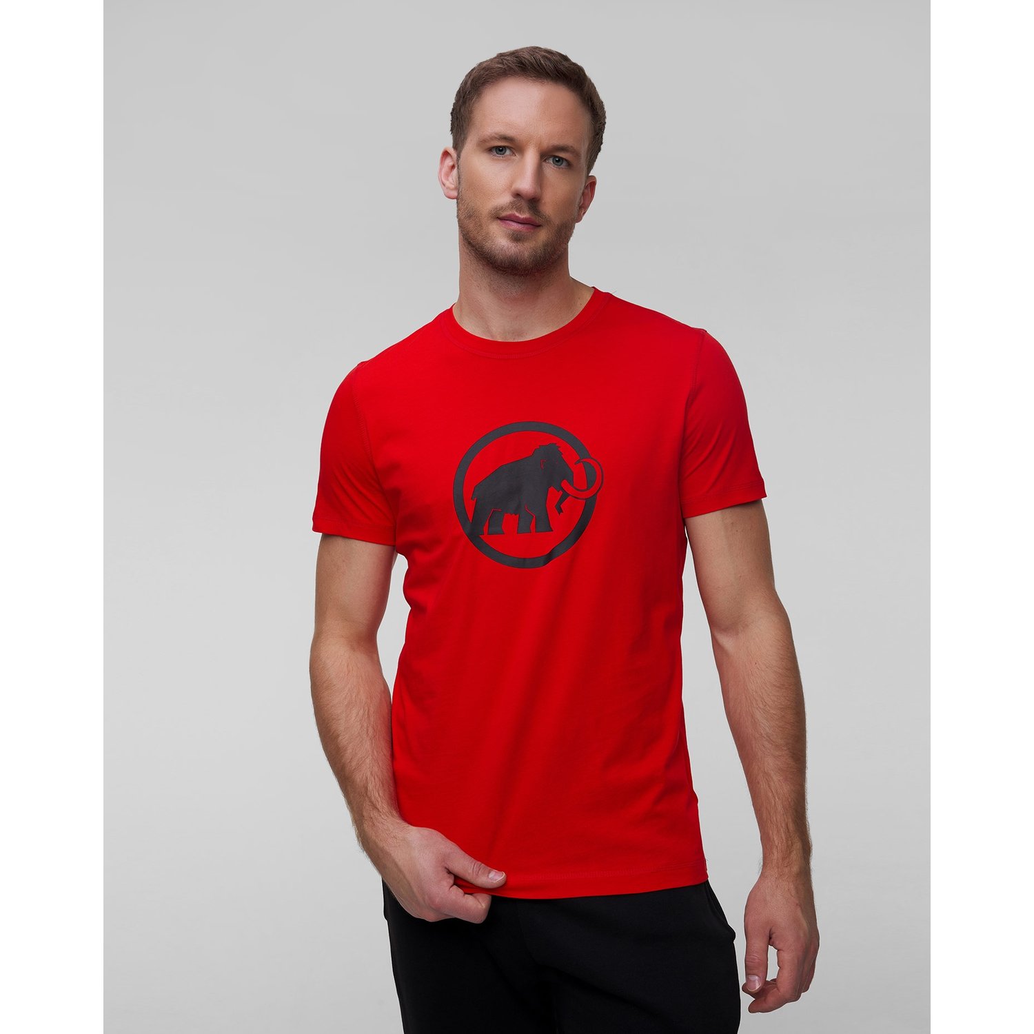 T-shirt Męski Mammut Core Czerwony