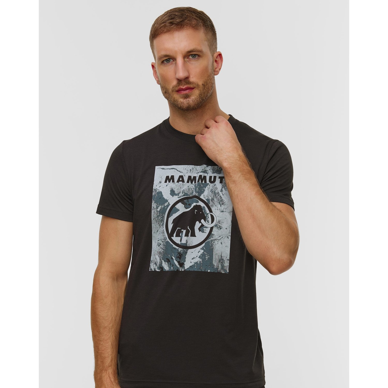 T-shirt Męski Z Nadrukiem Mammut Trovat