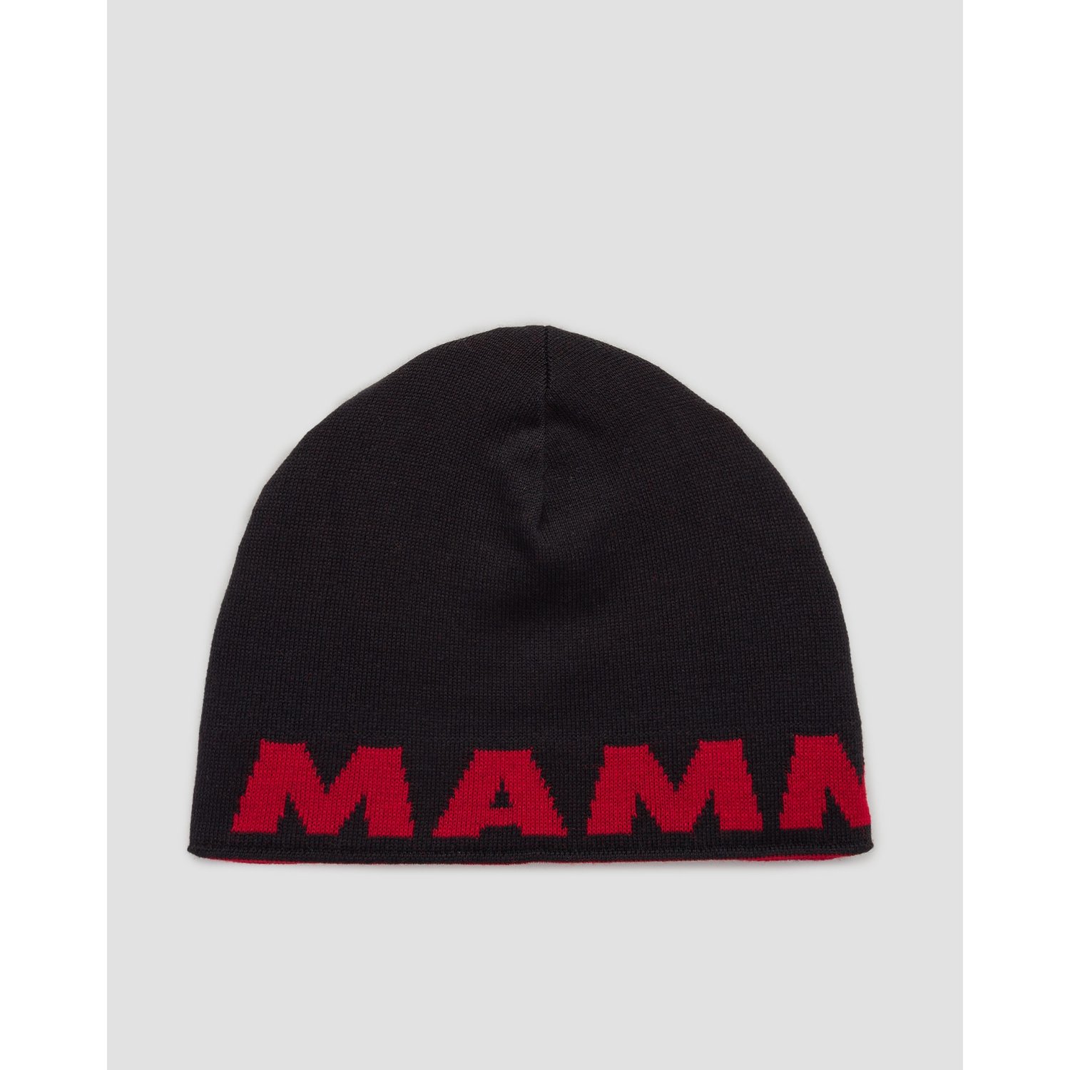 Czapka Dwustronna Mammut Logo Beanie Czarna